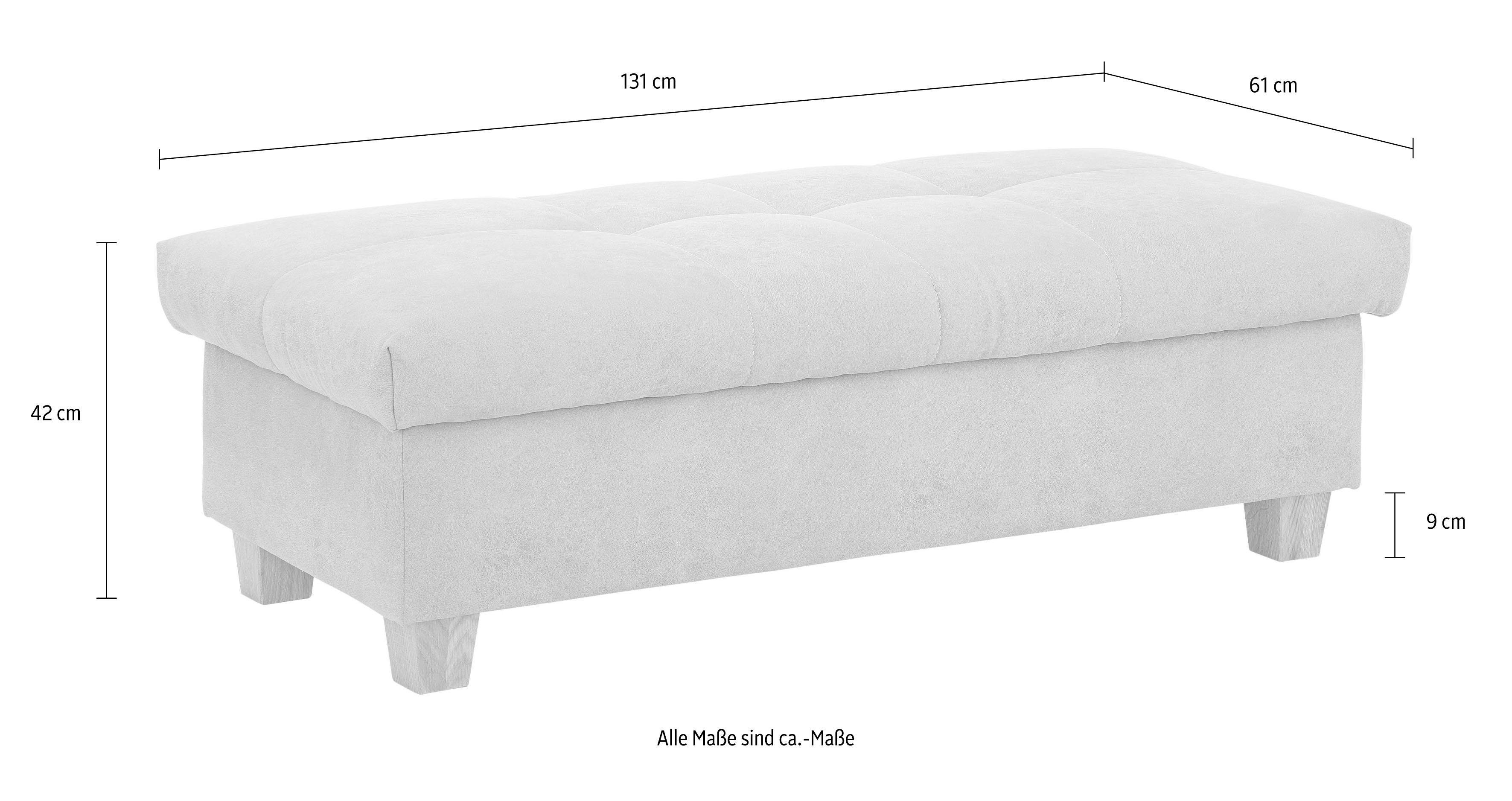 Home affaire Hocker Lyla met bergruimte, breedte 131 cm