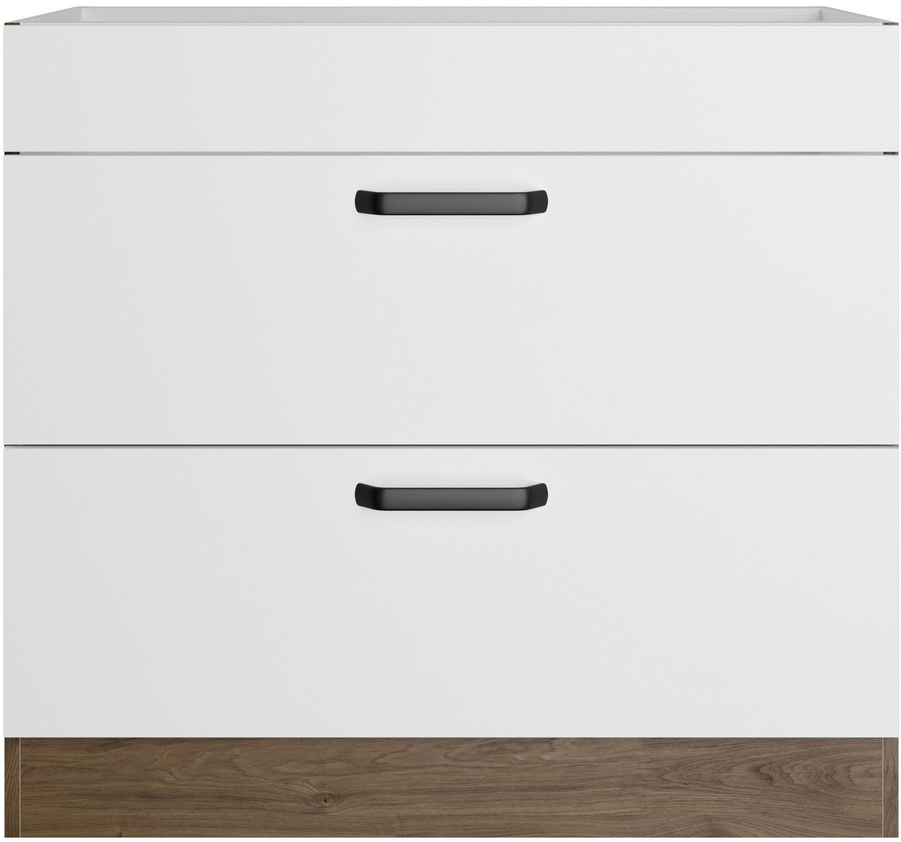 wiho Küchen Ombouwkast voor fornuis Elba Breedte 90-130 cm