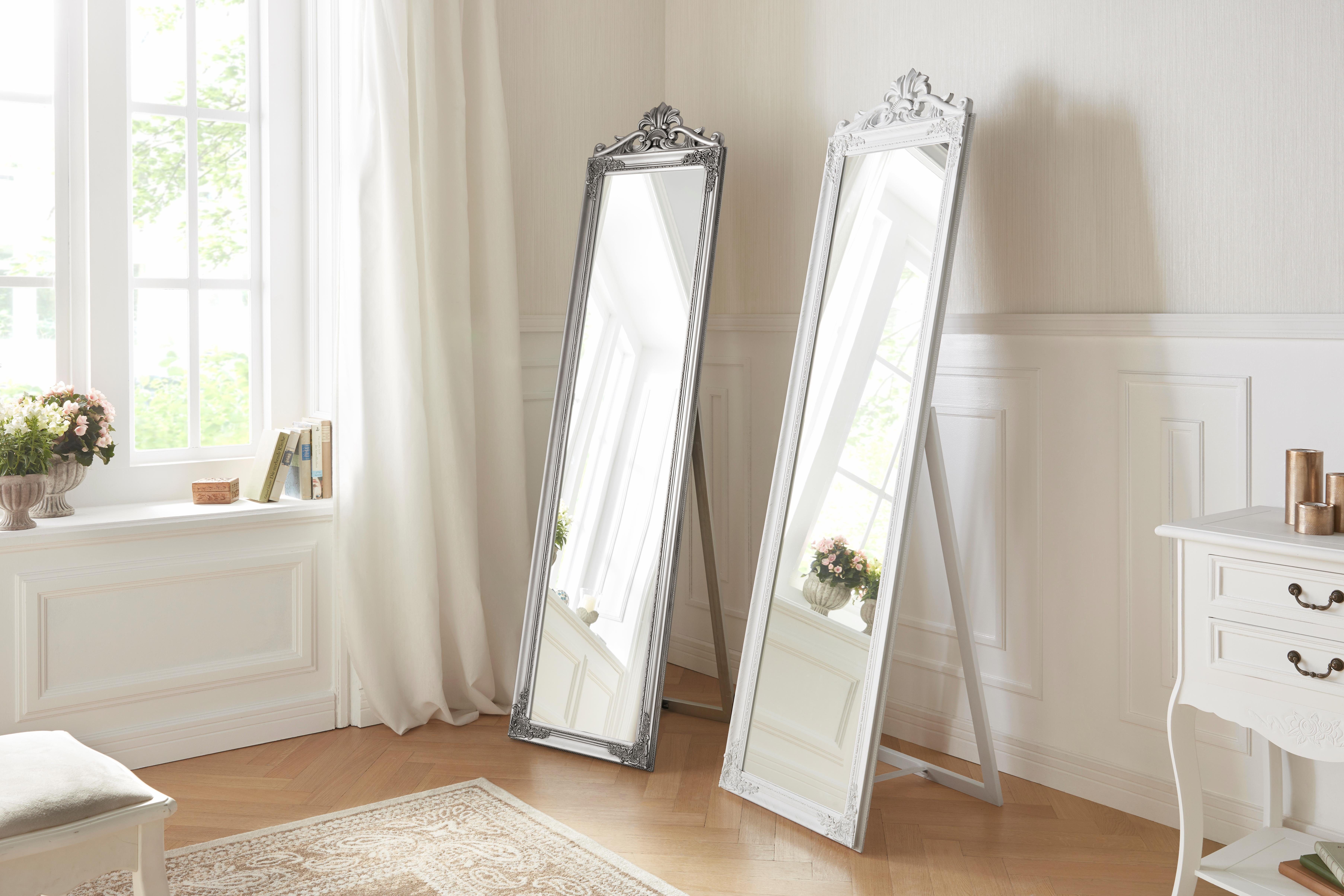 Leonique Sierspiegel King Staande spiegel, HxB: 180x45 cm (1 stuk) wandspiegels zilver