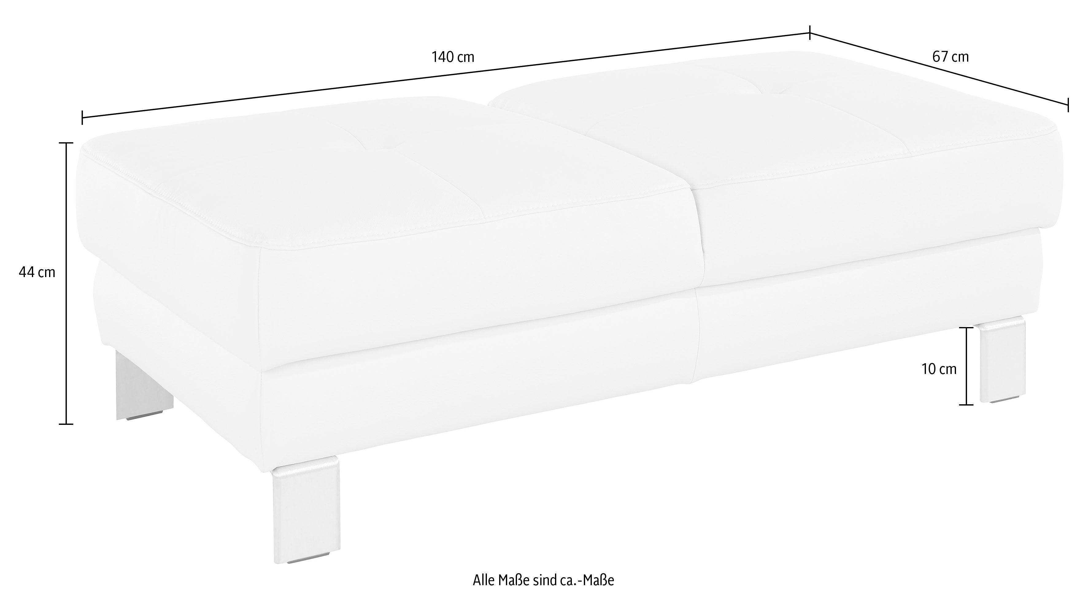 exxpo - sofa fashion Hocker Mantua 2 bankhocker, geweldige afwerkingsdetails, modern en elegant