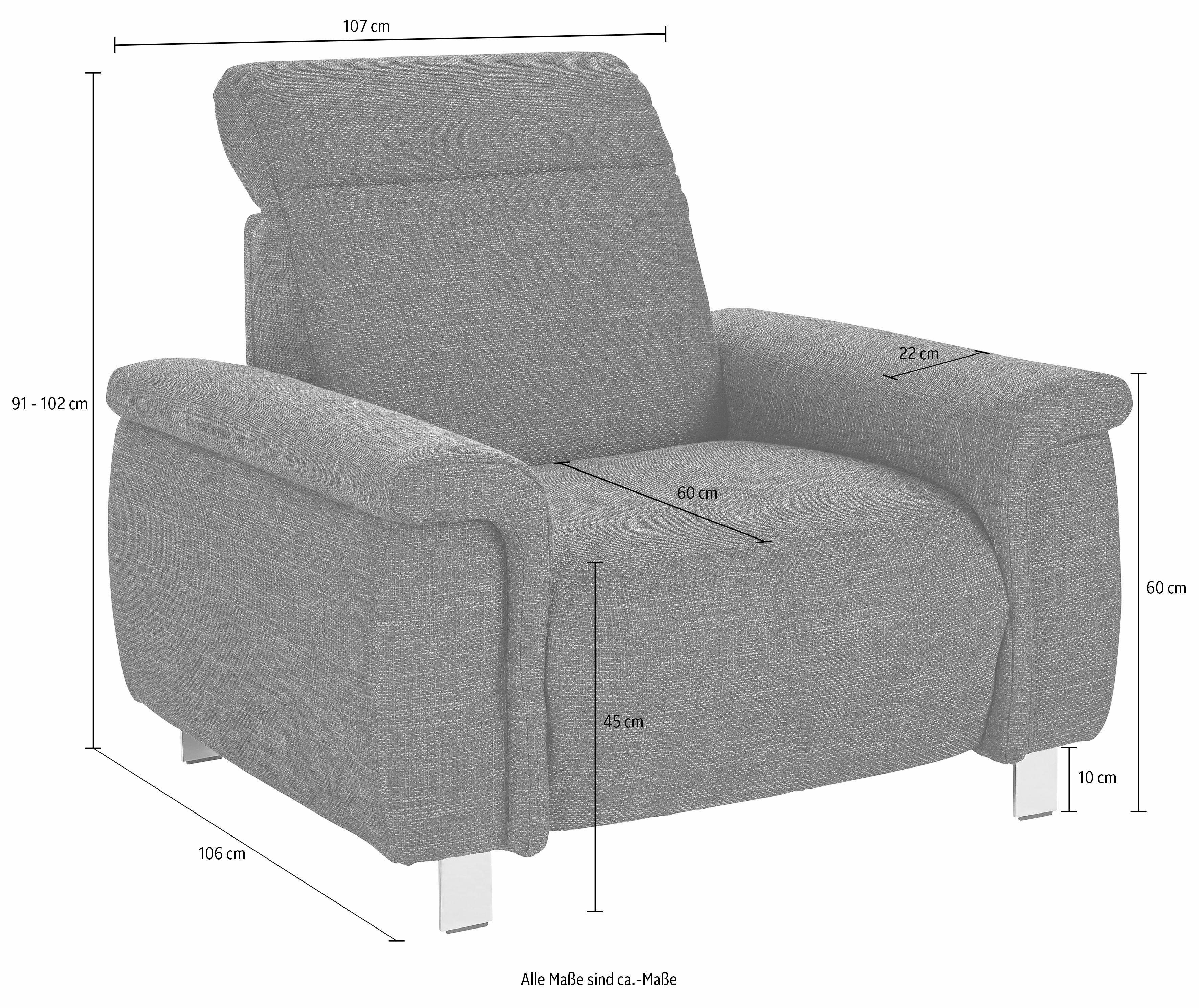 sit&more Fauteuil Township naar keuze met elektrische wallfree-functie