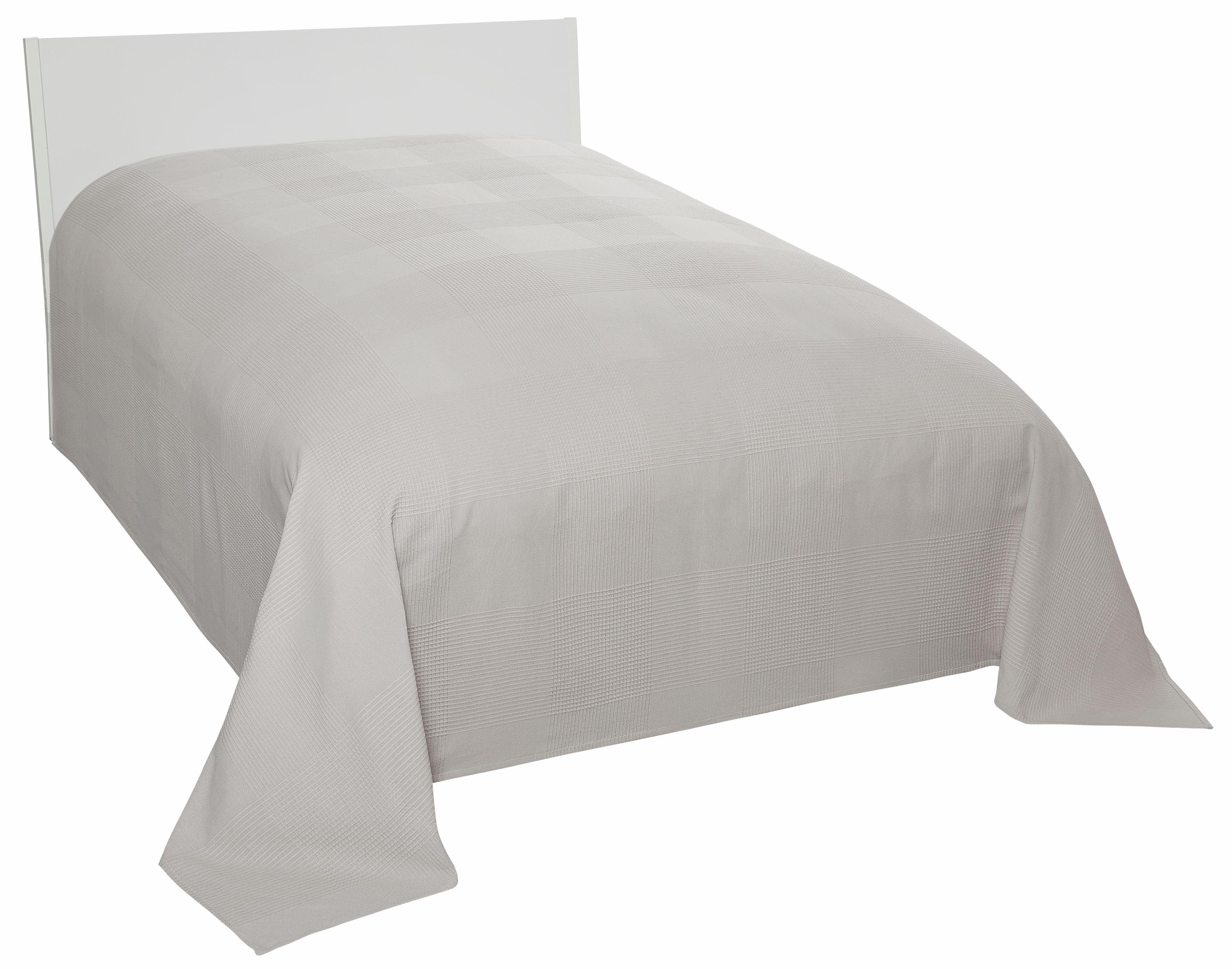 my home Sprei Mira lichte sprei van 100% katoen, uni foulard, zonder vulling