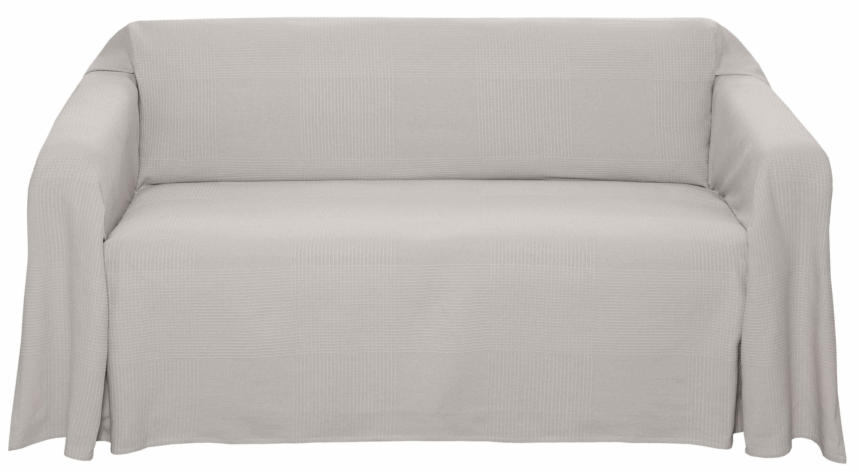 my home Sprei Mira lichte sprei van 100% katoen, uni foulard, zonder vulling