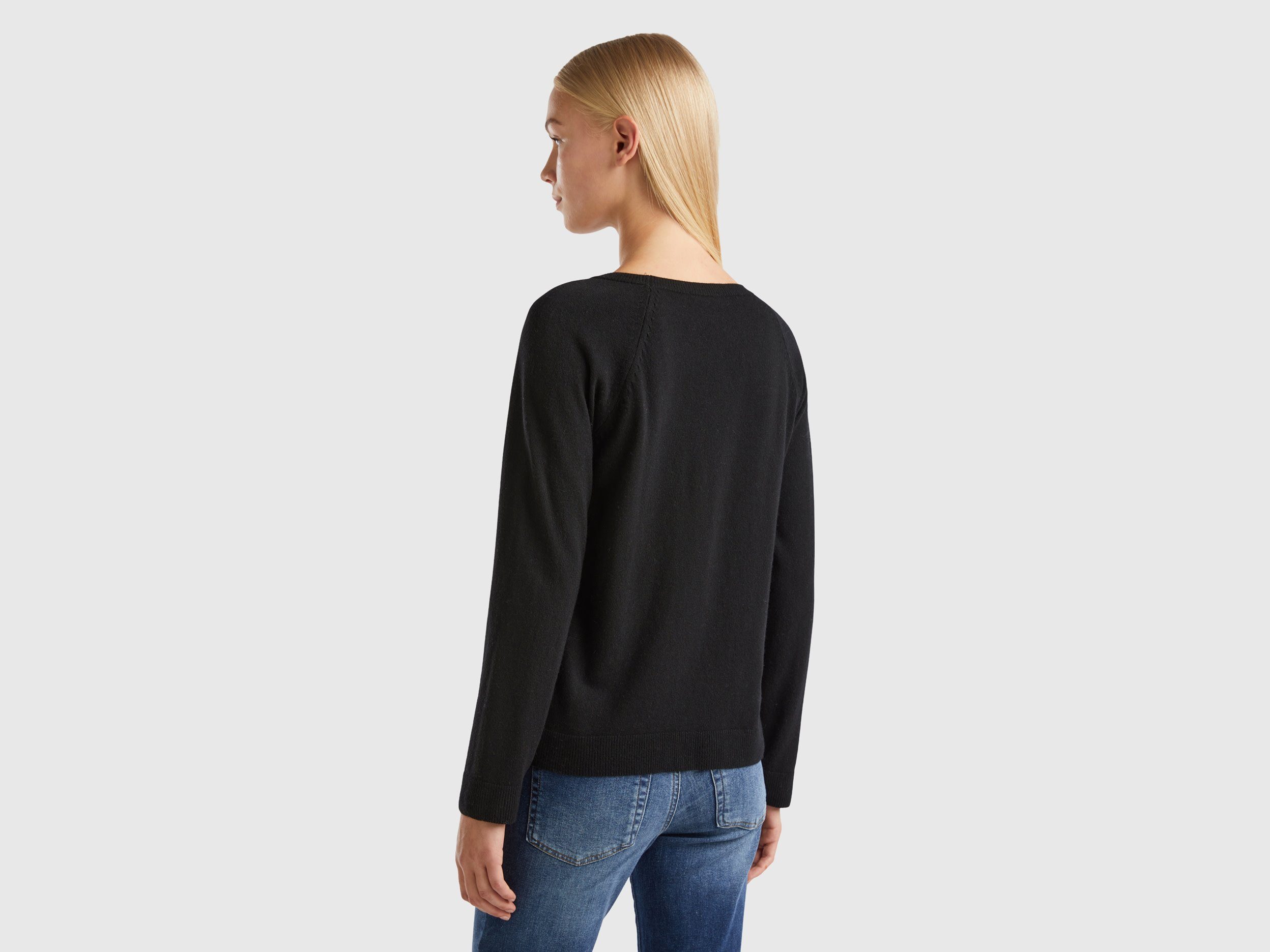 United Colors of Benetton Gebreide trui met raglanmouwen