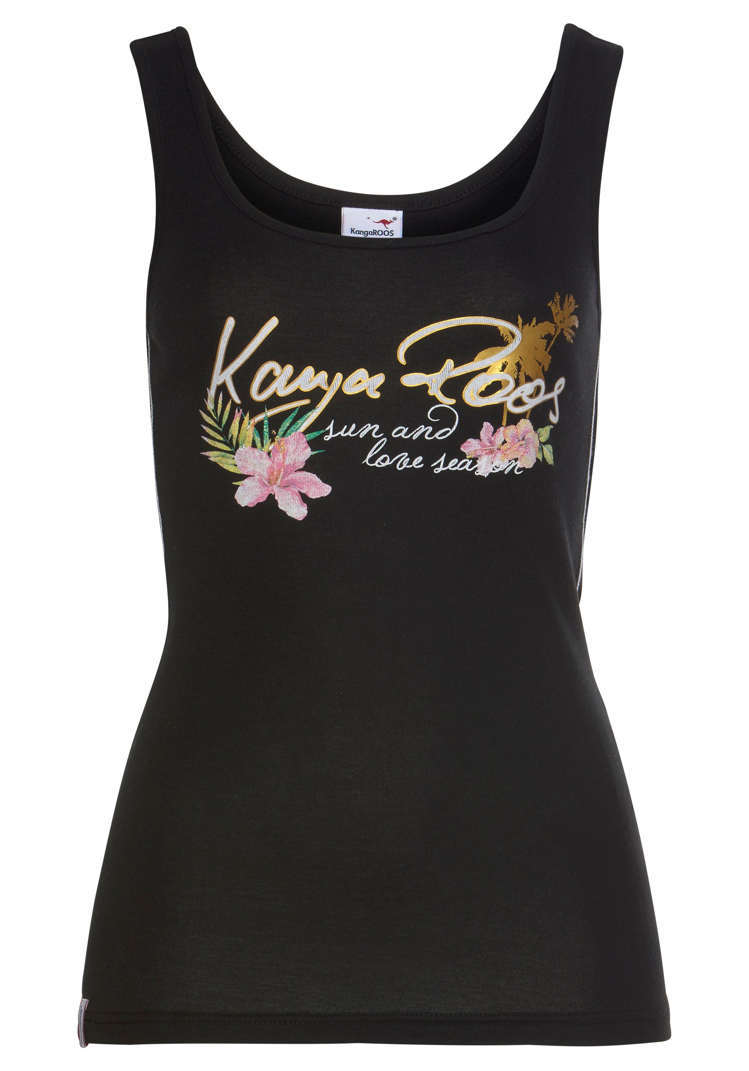 KangaROOS Tanktop met elegante frontprint