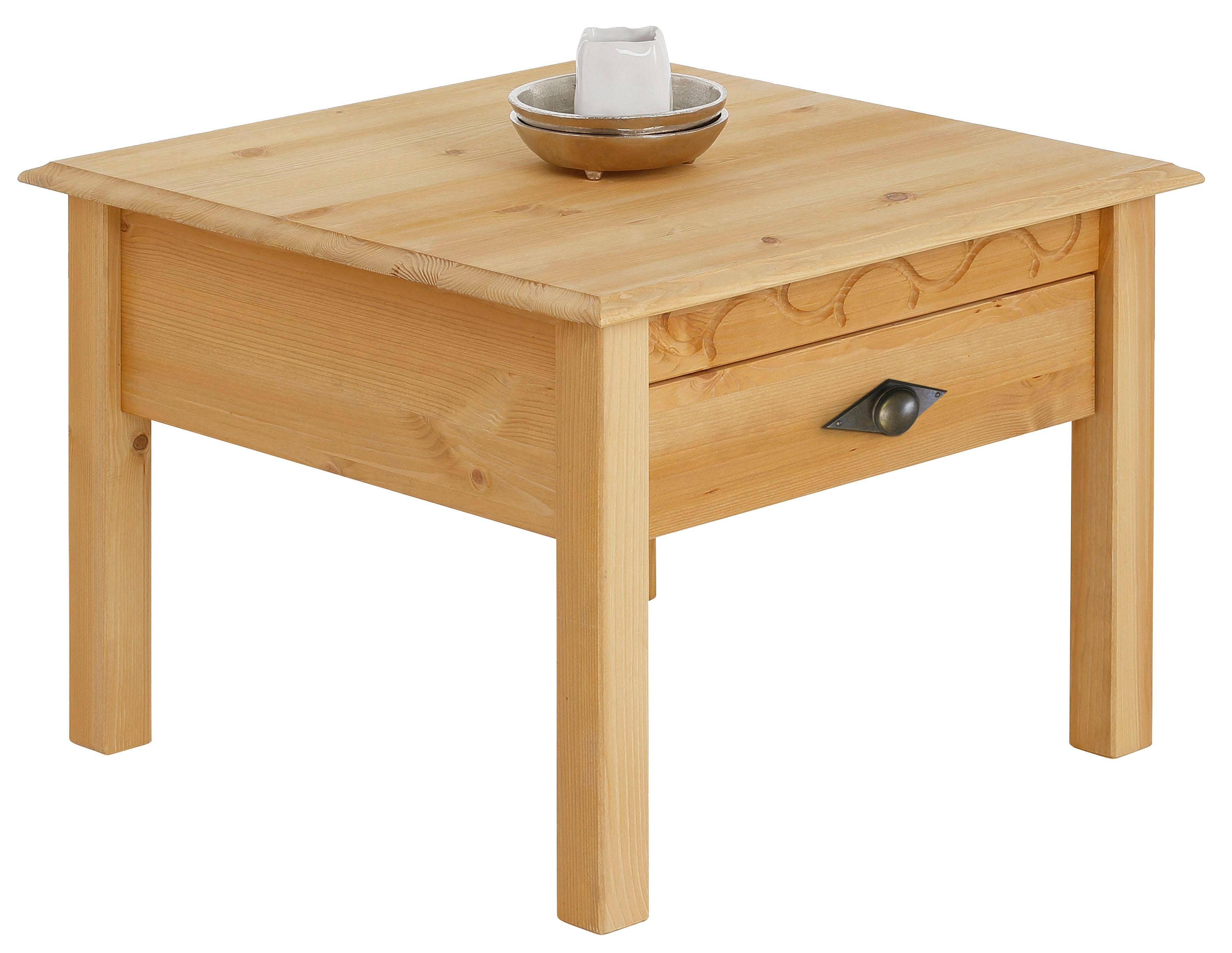Home affaire Salontafel Laura, TOPSELLER! 60/60 cm, met een lade, extra opbergruimte