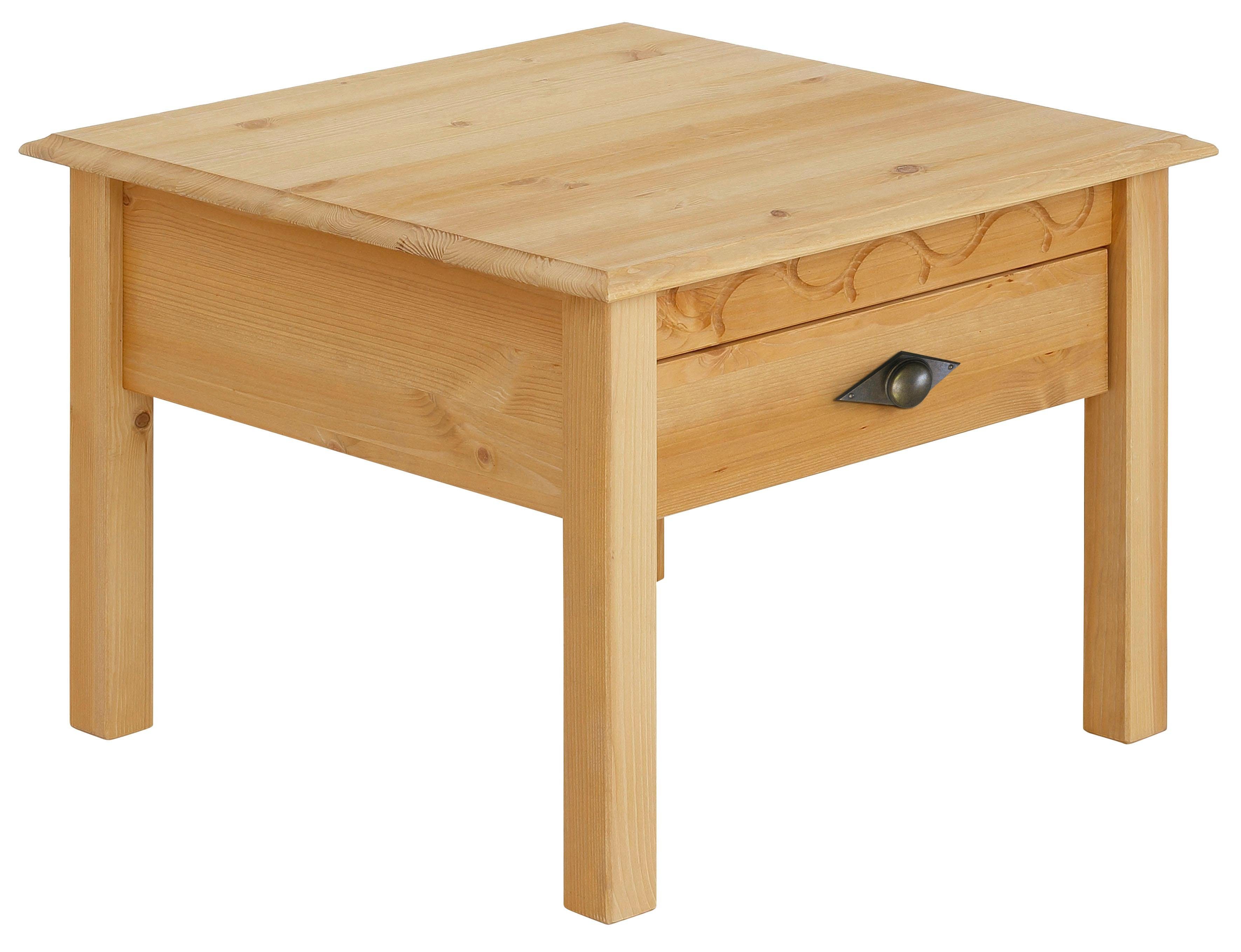 Home affaire Salontafel Laura, TOPSELLER! 60/60 cm, met een lade, extra opbergruimte