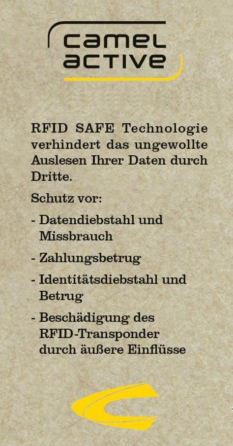 camel active Portemonnee Atlanta van bijzonder zacht leer met rfid-bescherming
