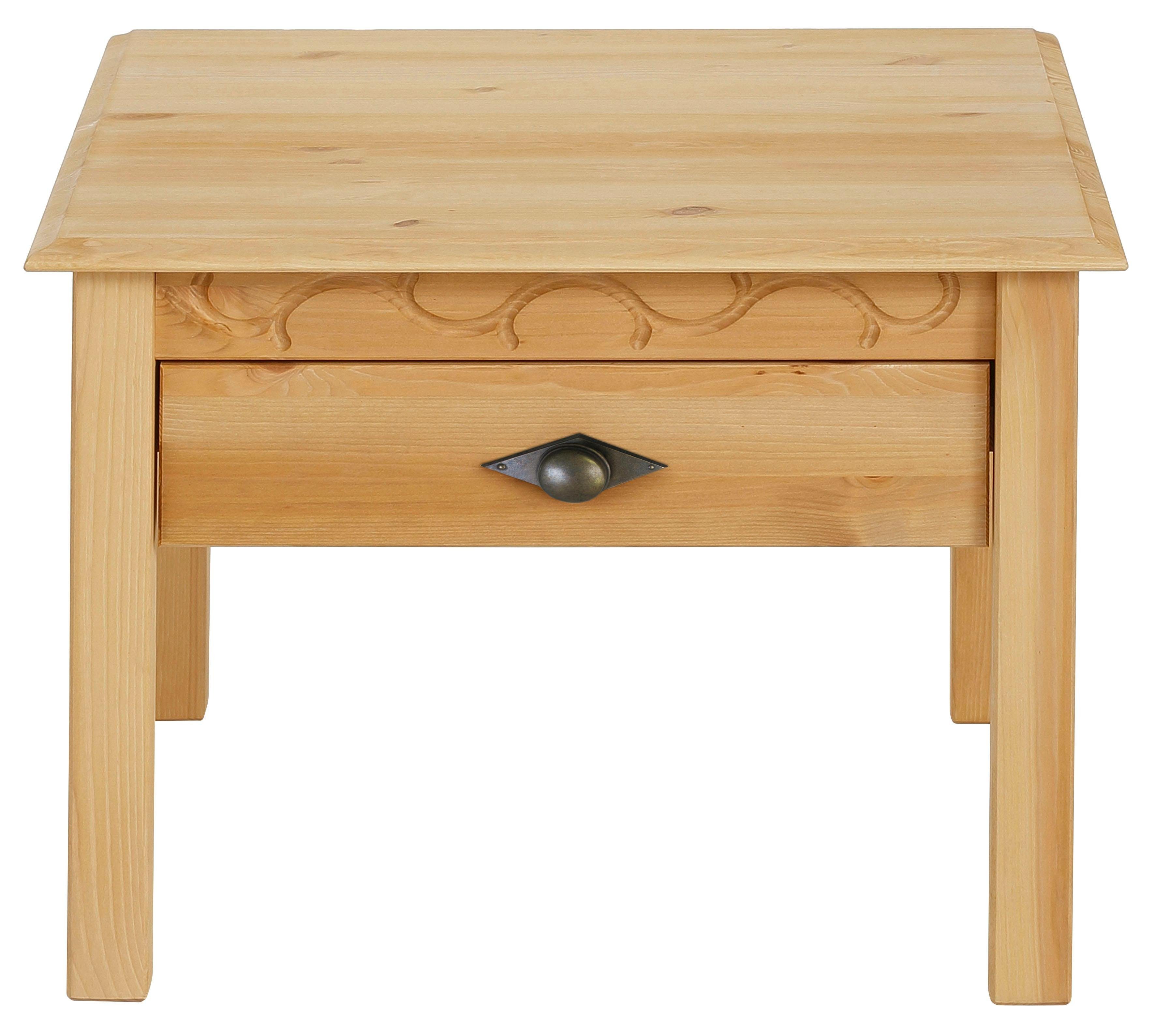 Home affaire Salontafel Laura, TOPSELLER! 60/60 cm, met een lade, extra opbergruimte