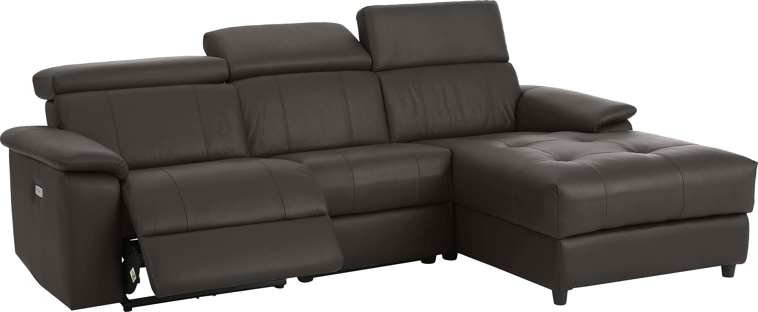 Home affaire Hoekbank Binado, L-vorm, met handmatige of elektrische relaxfunctie met usb-aansluiting