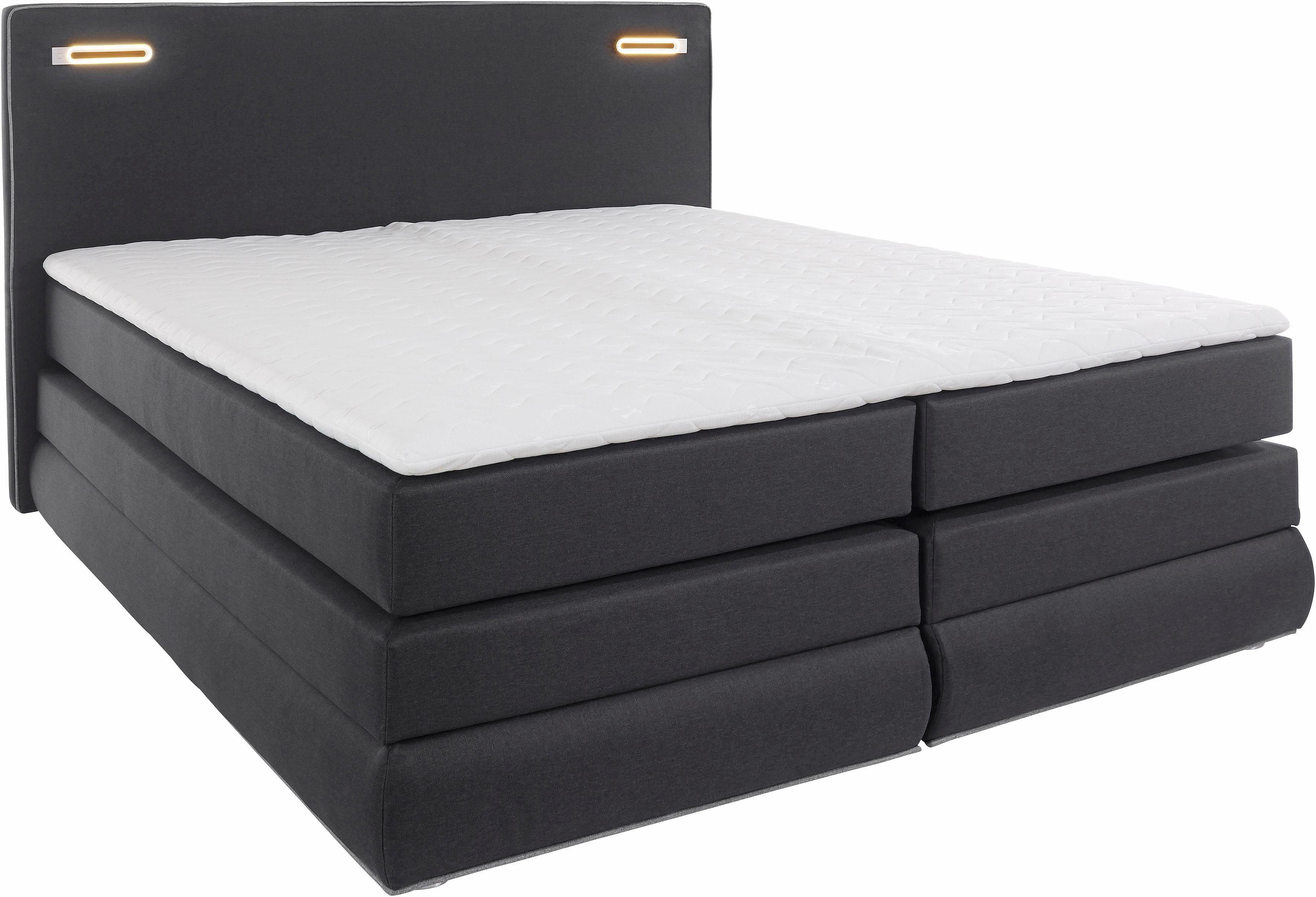 COLLECTION AB Boxspring Ninoni incl. bedlade, topper en optioneel met led-verlichting