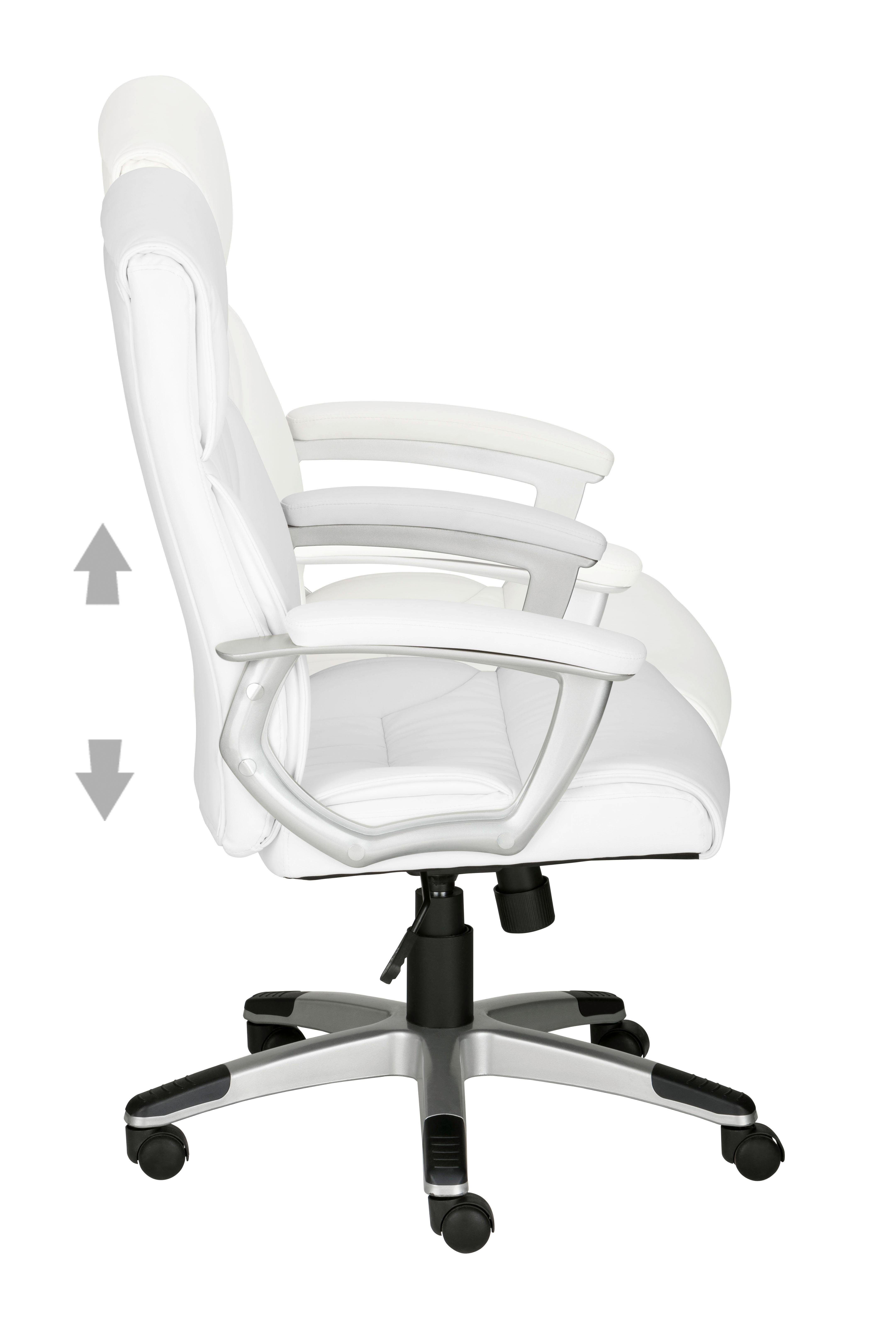 INOSIGN Bureaustoel Flori met lendensteun & schommelfunctie, ergonomische directiestoel