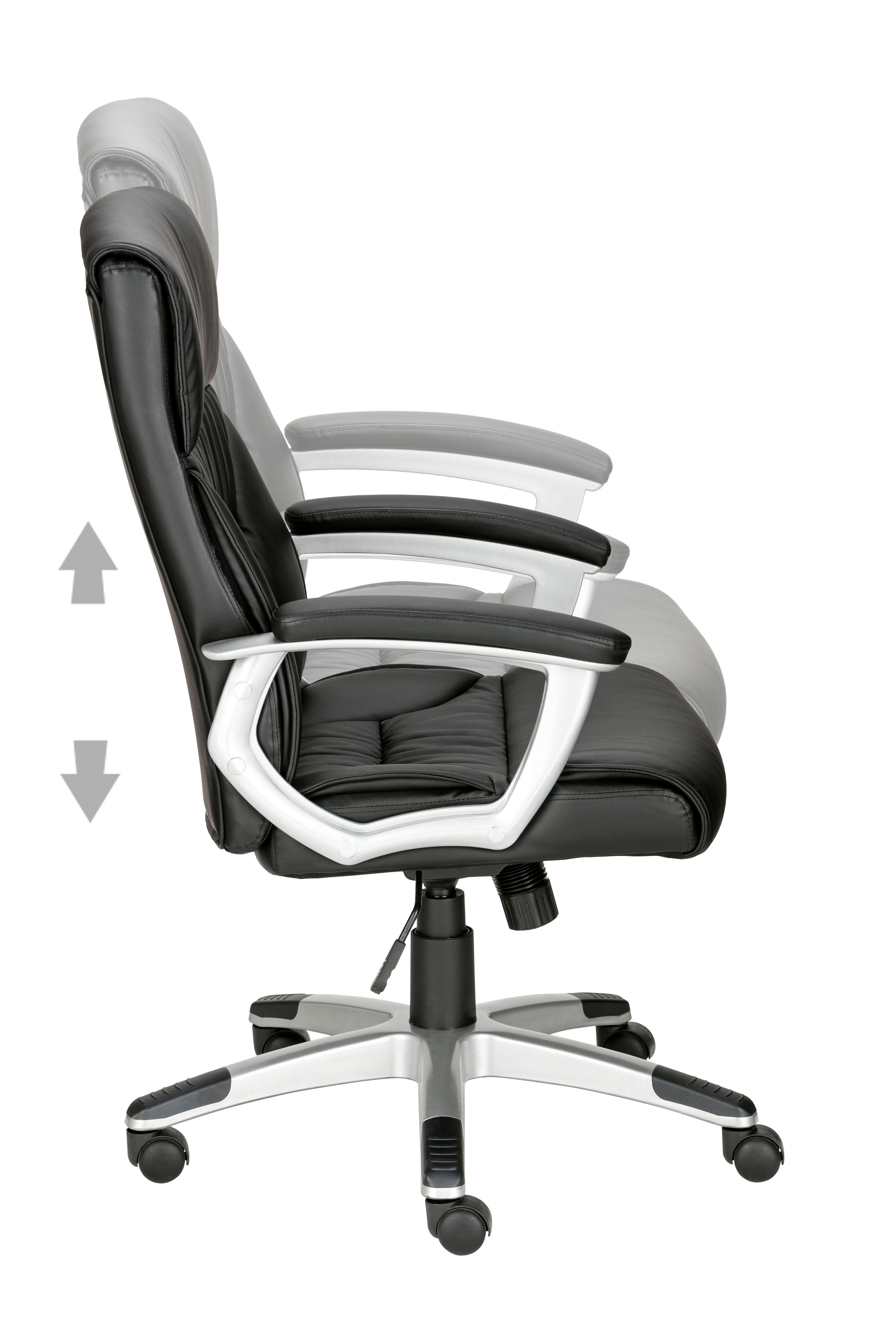 INOSIGN Bureaustoel Flori met lendensteun & schommelfunctie, ergonomische directiestoel