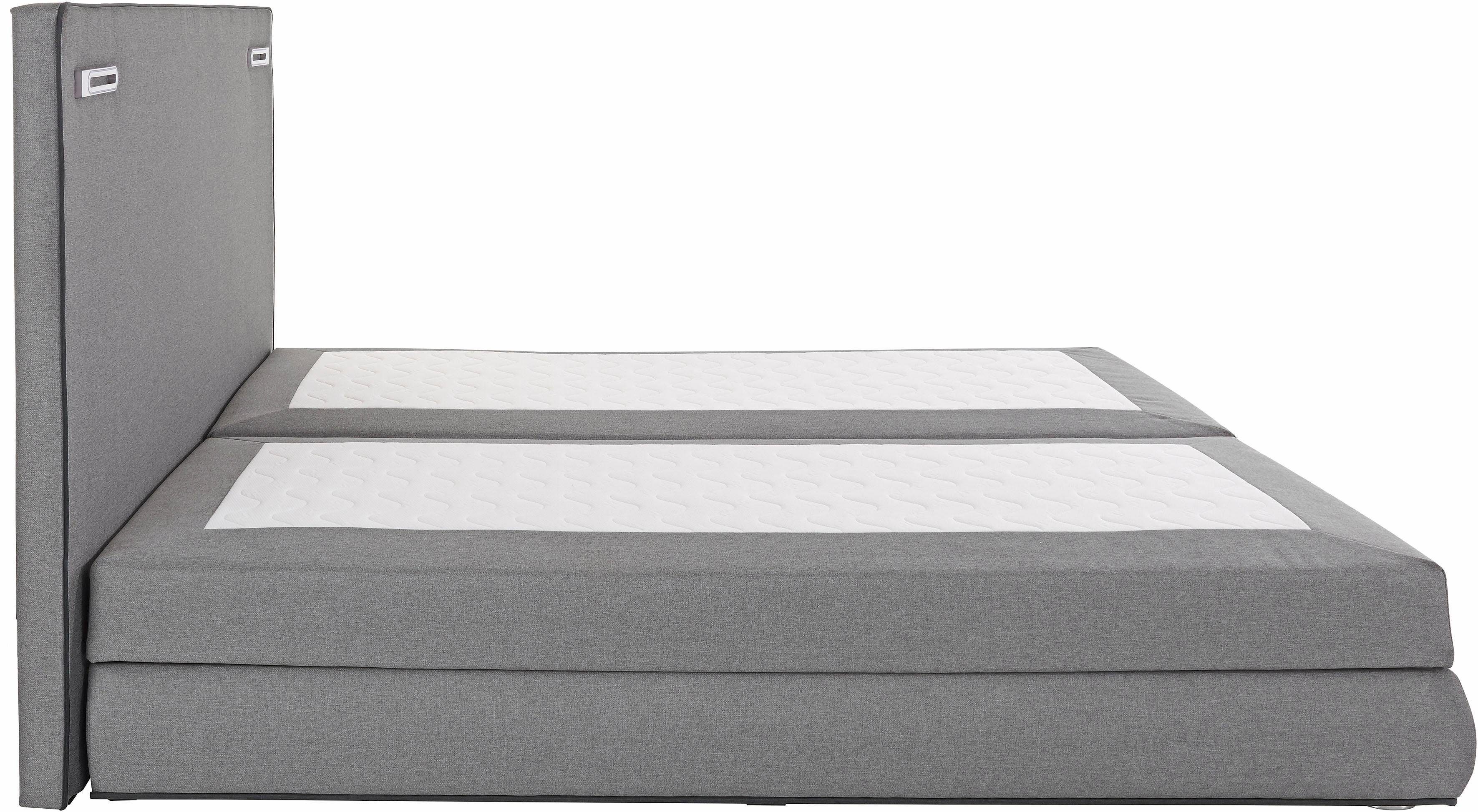 COLLECTION AB Boxspring Ninoni incl. bedlade, topper en optioneel met led-verlichting