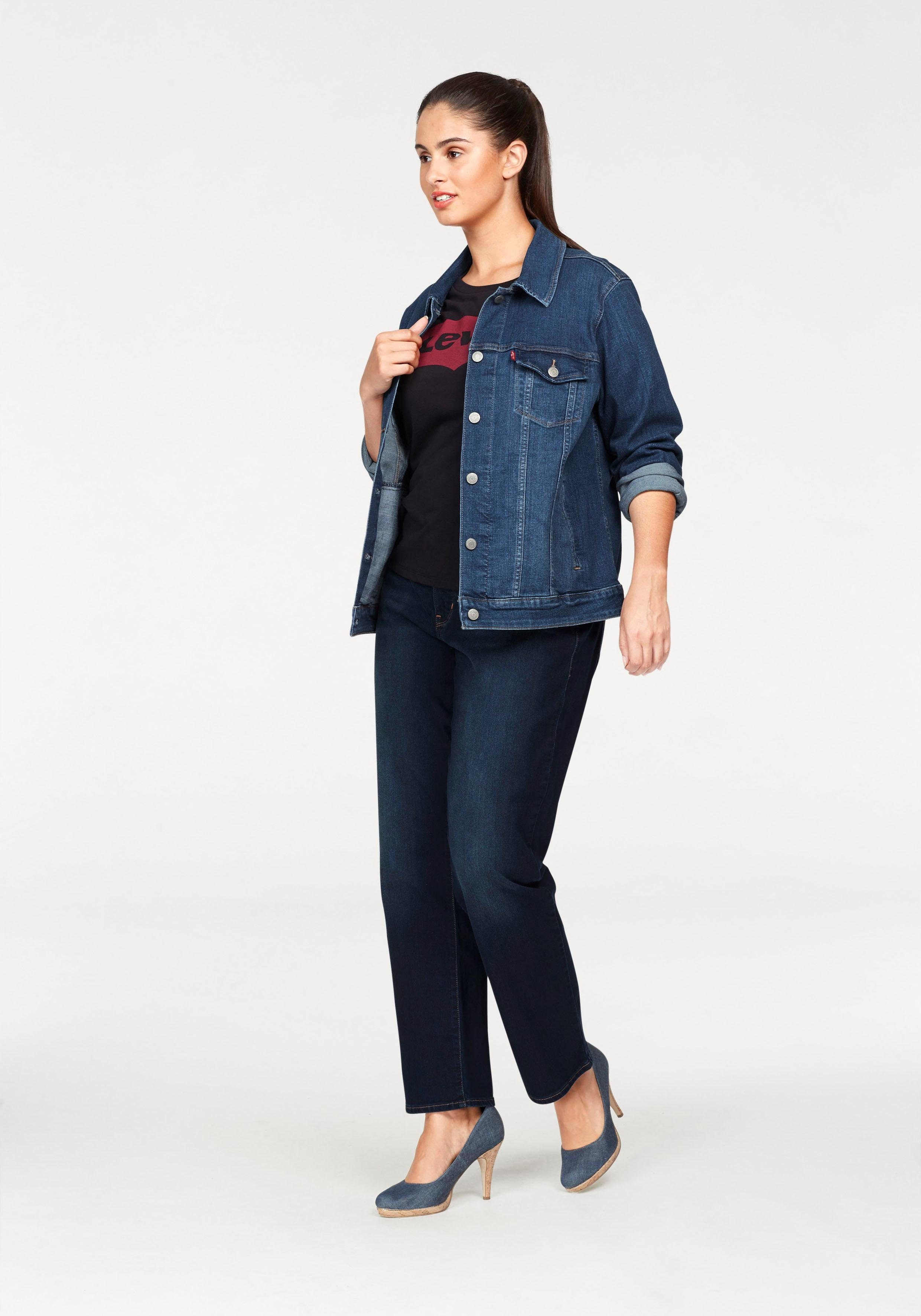 Levi's® Plus T-shirt Perfect Tee met batwing-logo