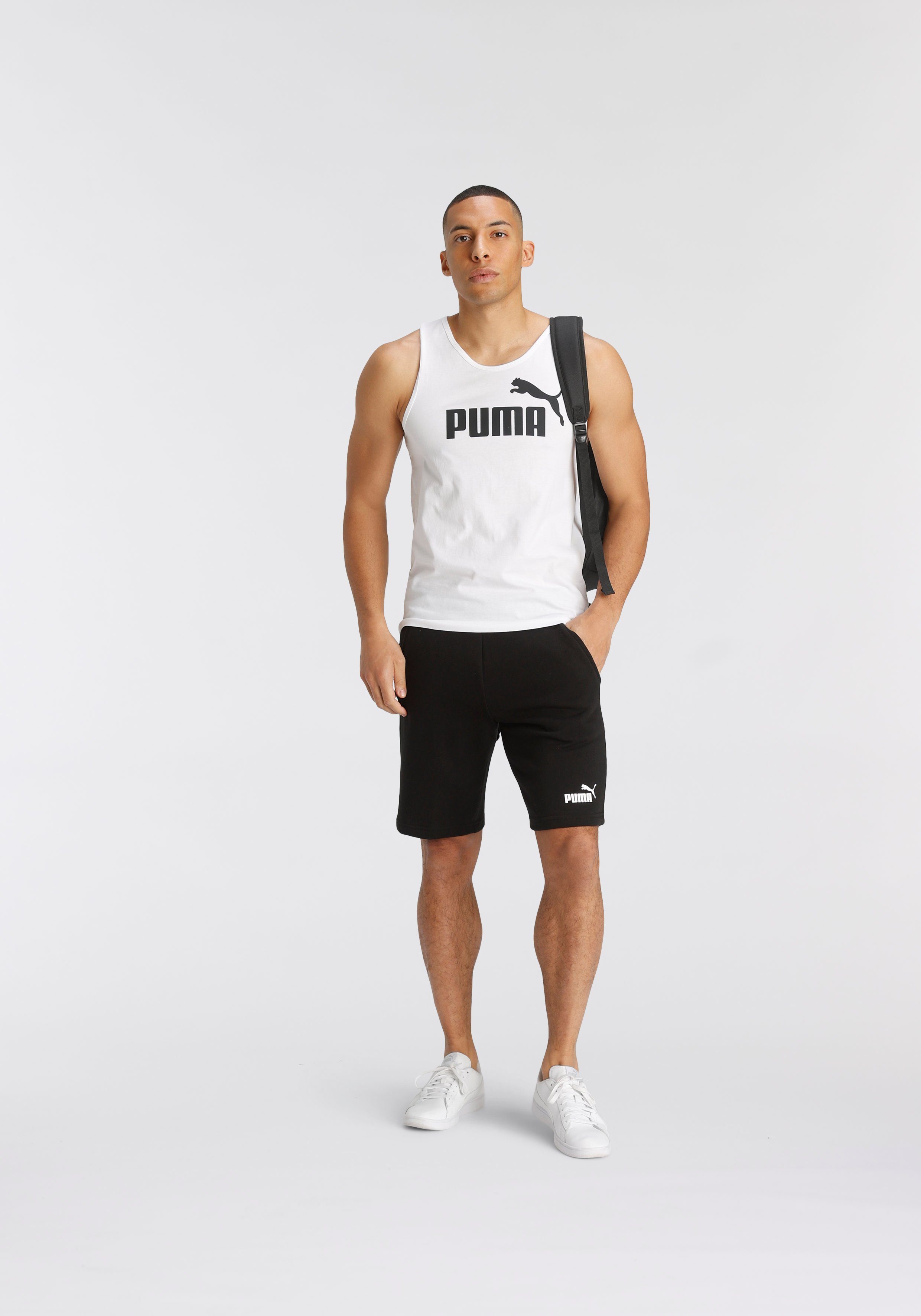 PUMA Trainingsshort ESS Shorts 10" zacht materiaal met katoenmix