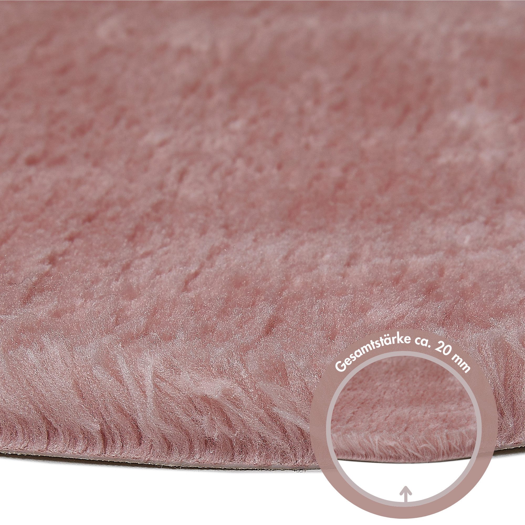 Andiamo Vachtvloerkleed Lam imitatiebont Nepbont, bijzonder zacht door microvezel, klantenfavoriet