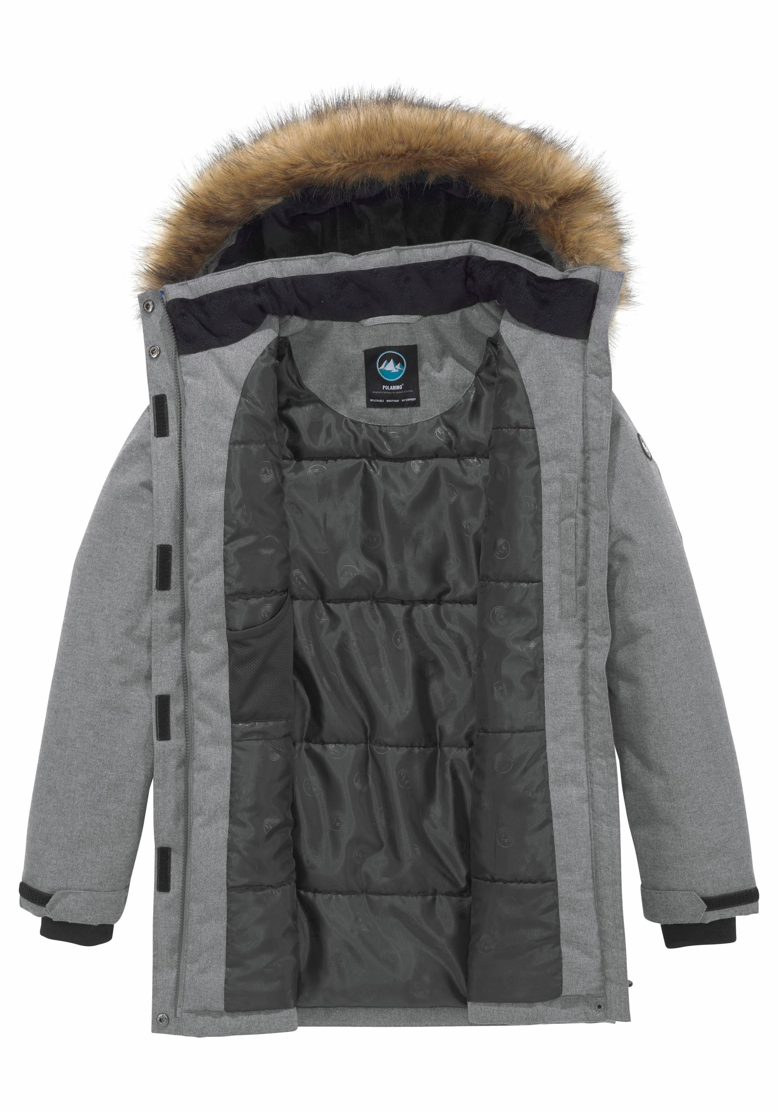 Polarino Functionele parka Waterafstotend, winddicht en ademend