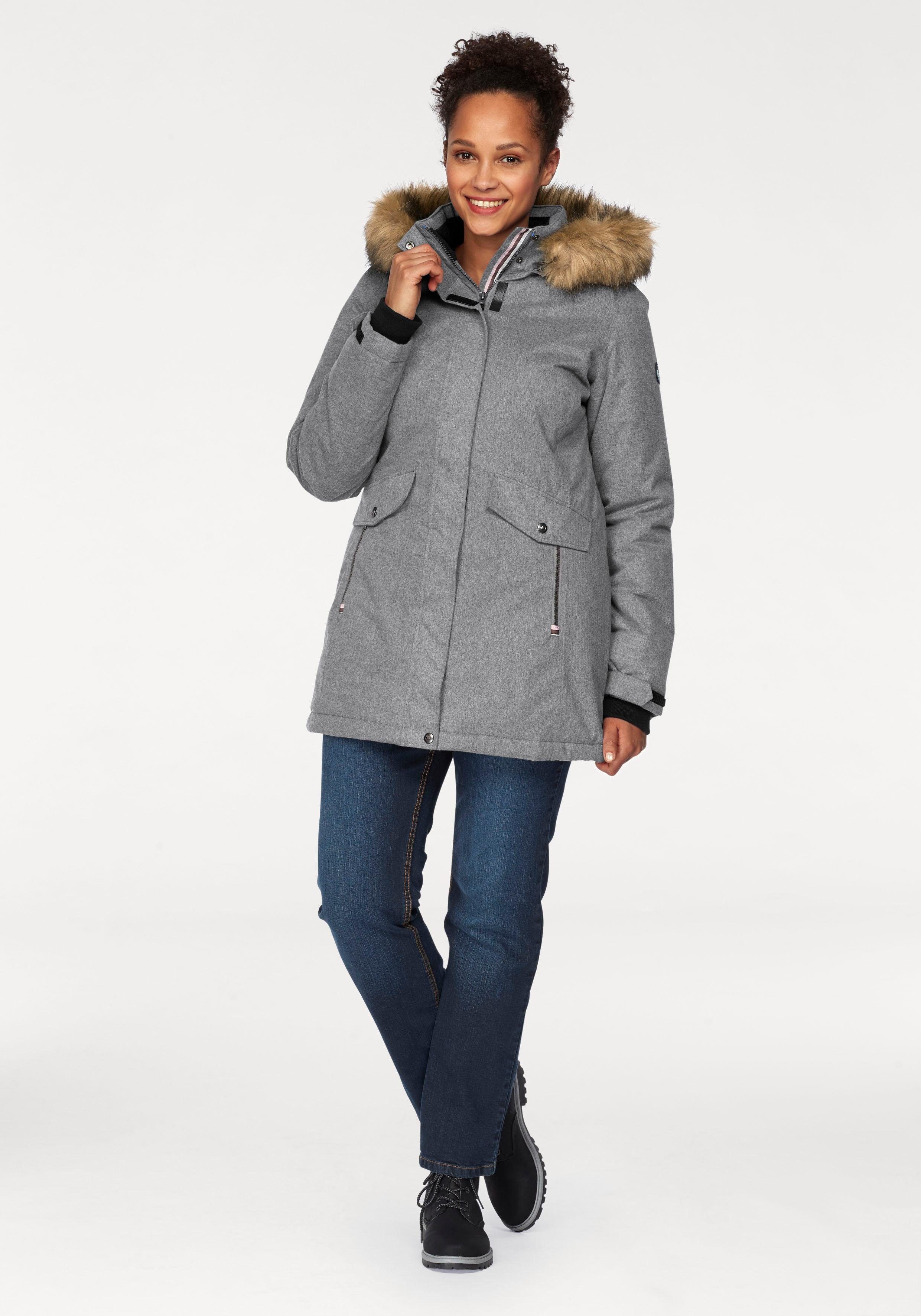 Polarino Functionele parka Waterafstotend, winddicht en ademend