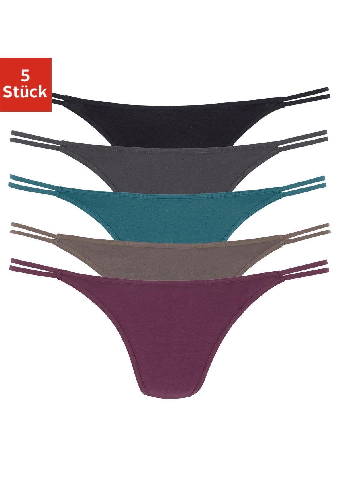 NU 15% KORTING: Dames-string (set van 5)