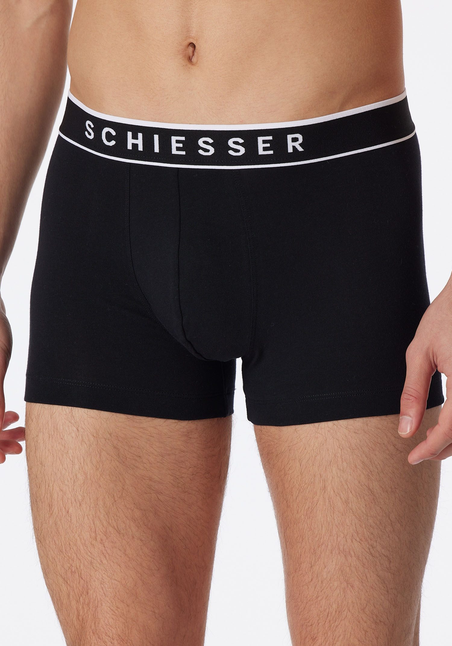 Schiesser Boxershort 95/5 met sportieve webband (3 stuks)