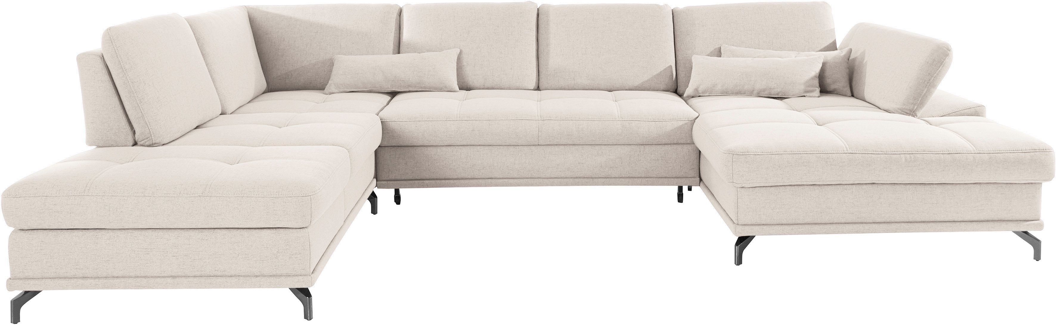 Places of Style Zithoek Costello U-vorm, met zitdiepteverstelling, armleuningverstelling en