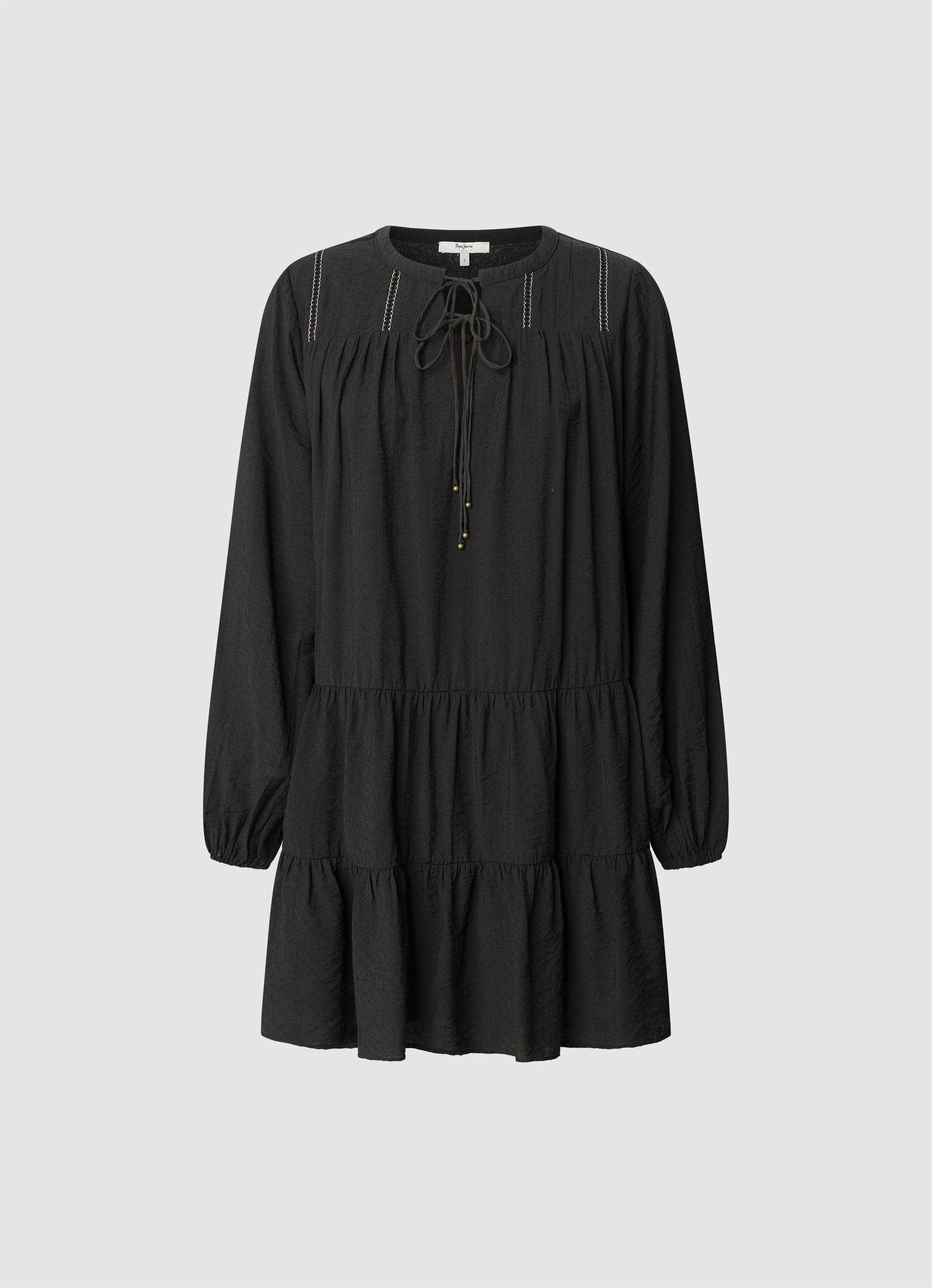 Pepe Jeans Tuniekjurk PAULE DRESS met gelaagde snit