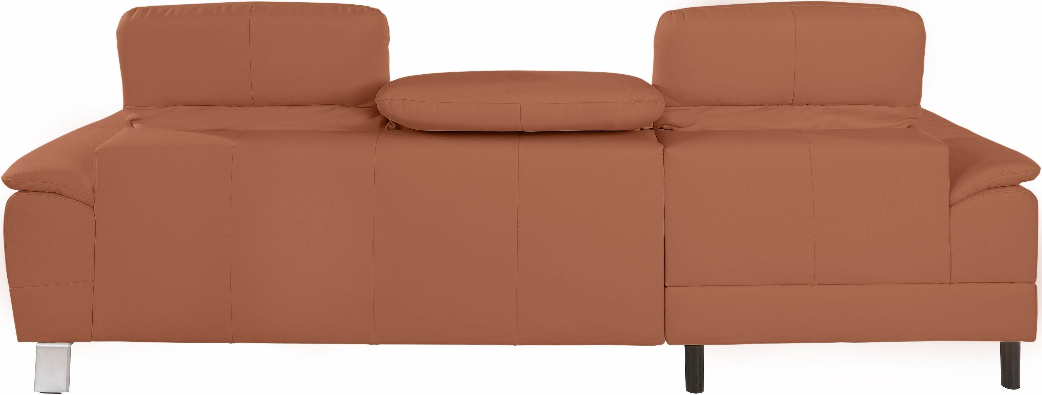 exxpo - sofa fashion Hoekbank Mantua 2, incl. hoofd- of rugverstelling, comfortabel, L-vorm optioneel met bedfunctie en bedlade, geweldige afwerkingsdetails