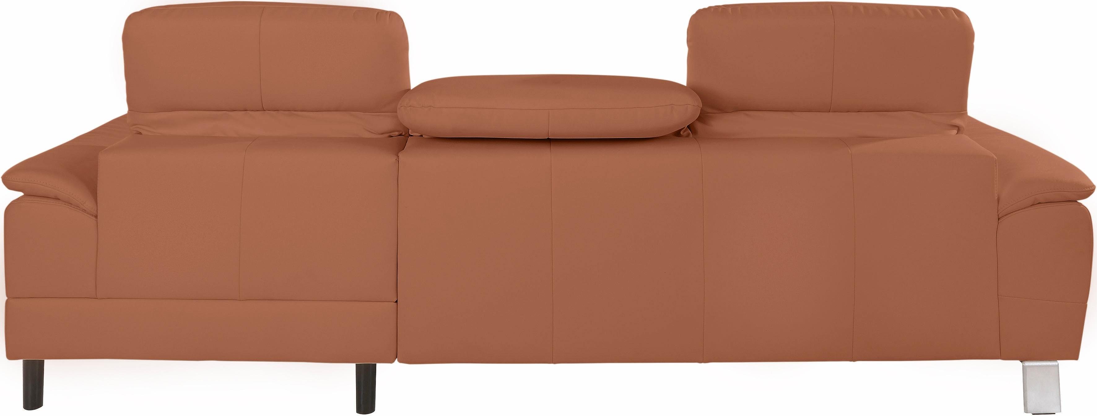 exxpo - sofa fashion Hoekbank Mantua 2, incl. hoofd- of rugverstelling, comfortabel, L-vorm optioneel met bedfunctie en bedlade, geweldige afwerkingsdetails