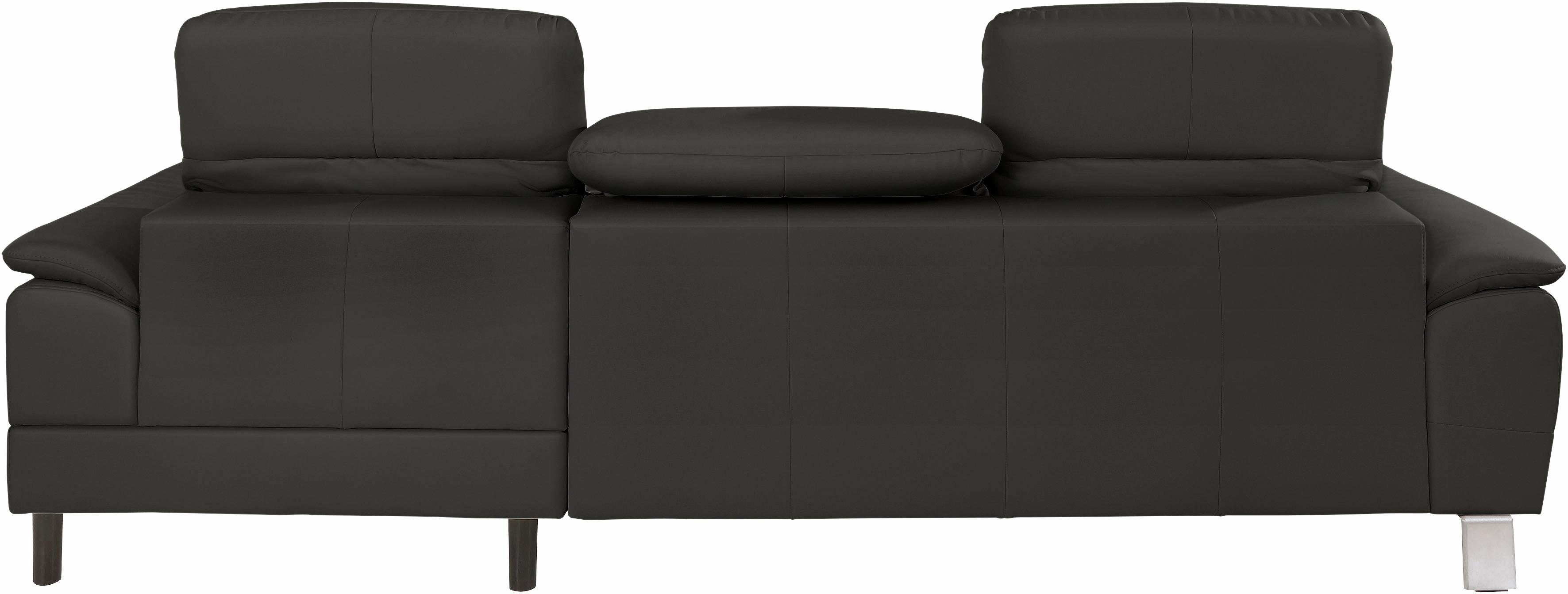 exxpo - sofa fashion Hoekbank Mantua 2, incl. hoofd- of rugverstelling, comfortabel, L-vorm optioneel met bedfunctie en bedlade, geweldige afwerkingsdetails