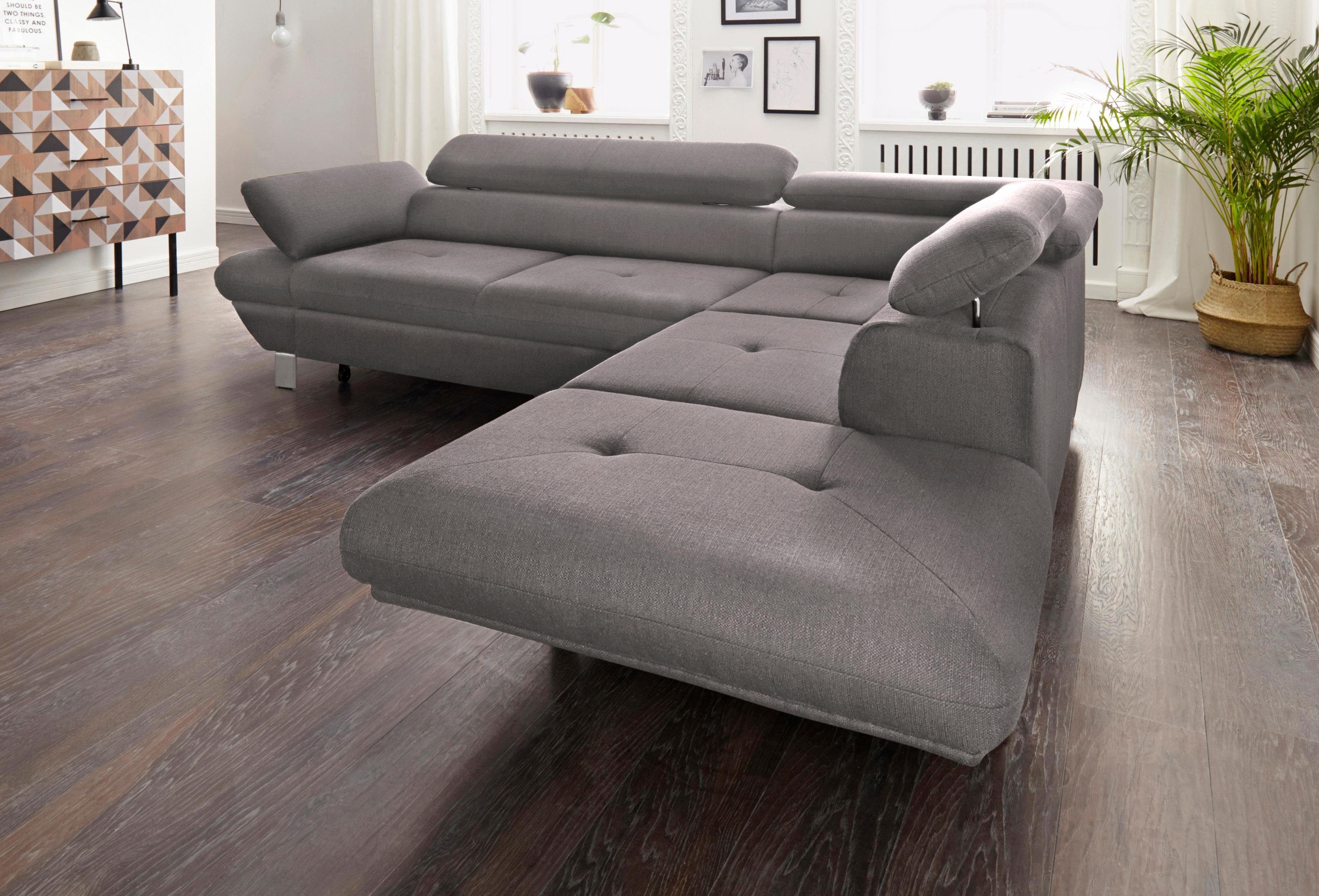 Exxpo - sofa fashion Hoekbank Vinci, L-vorm optioneel met slaapfunctie