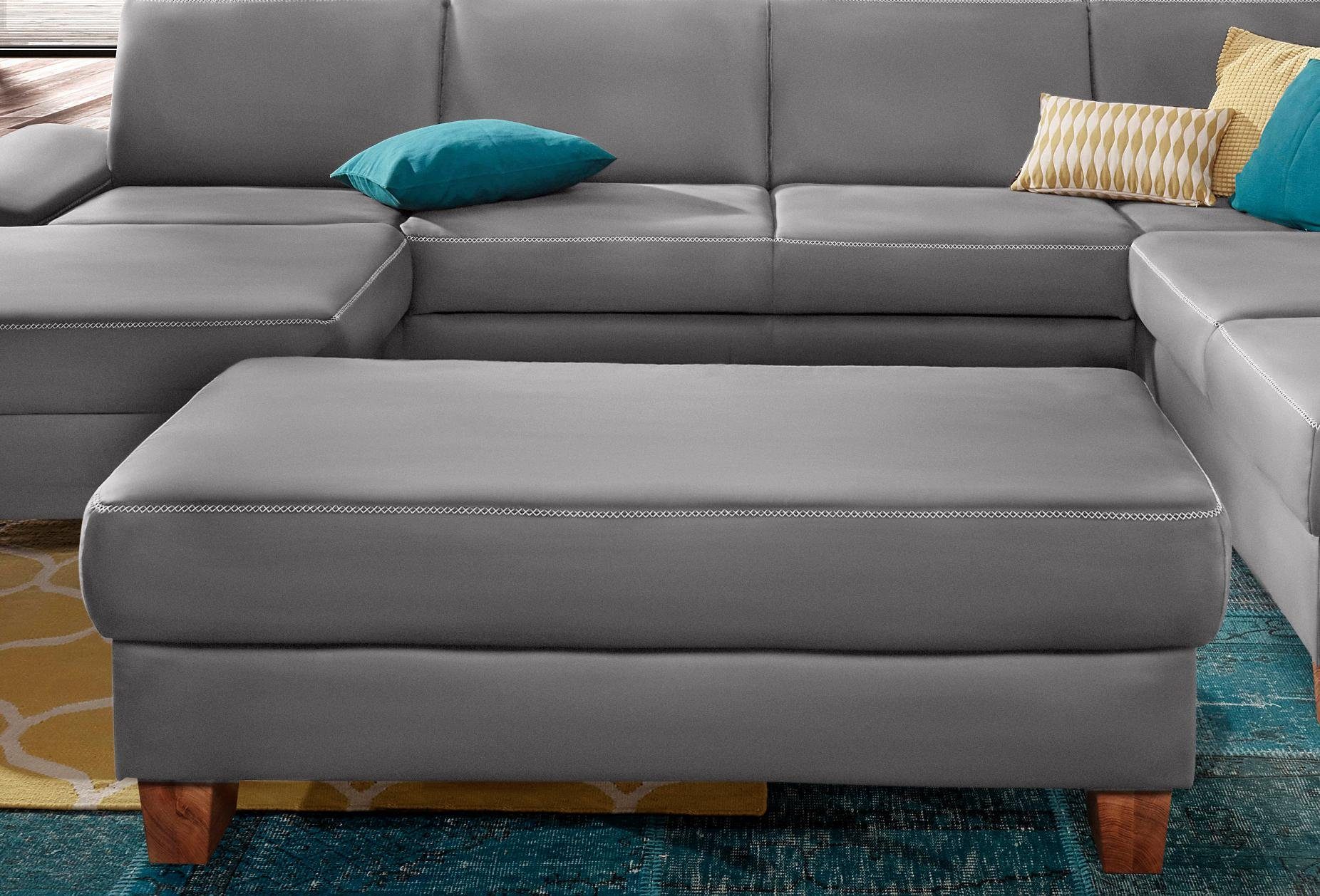 exxpo - sofa fashion hocker croma grijs