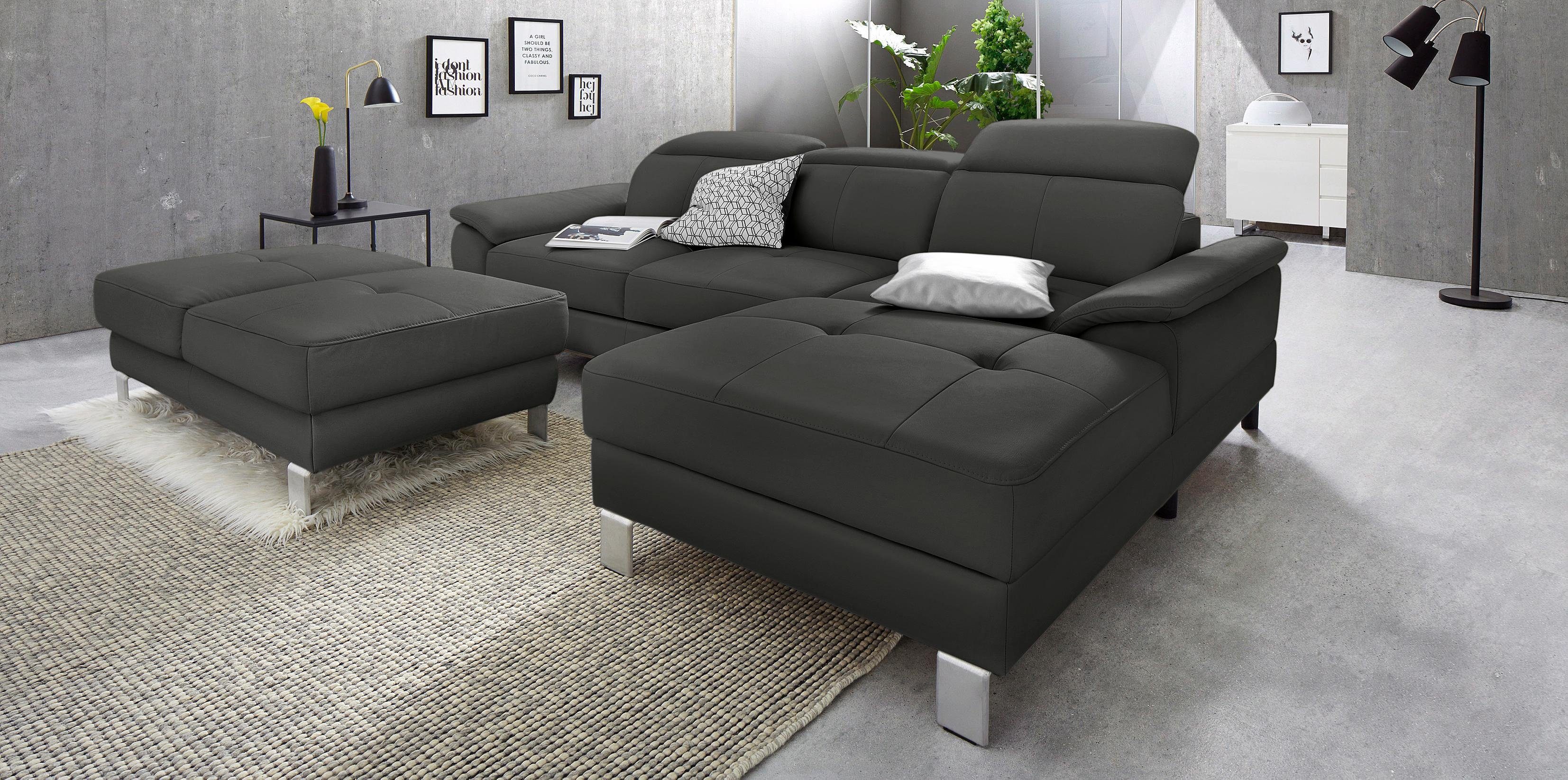 exxpo - sofa fashion Hocker Mantua 2 bankhocker, geweldige afwerkingsdetails, modern en elegant