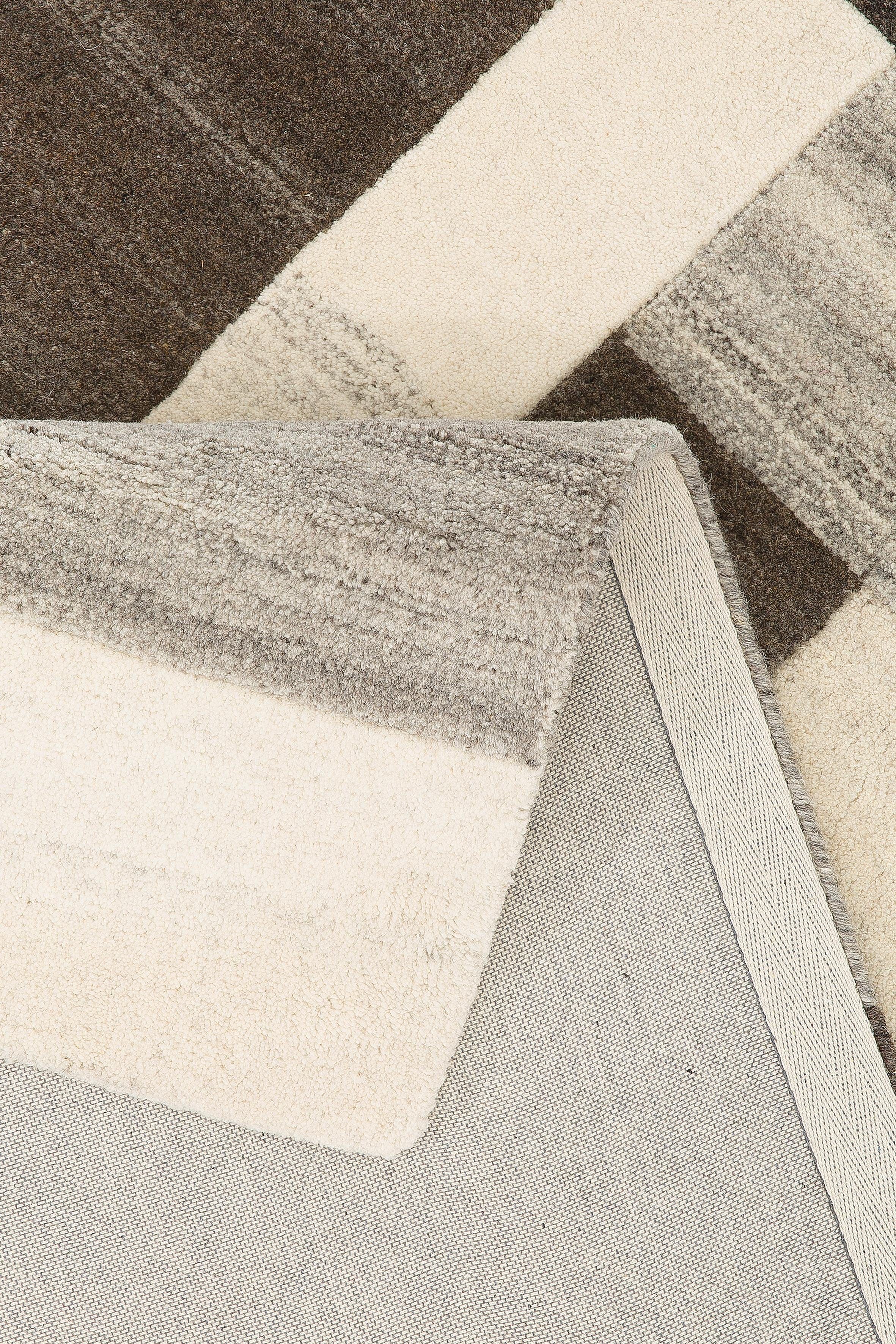 THEKO Wollen kleed Lola, wol, handgemaakt, patchwork ontwerp, handgetufted