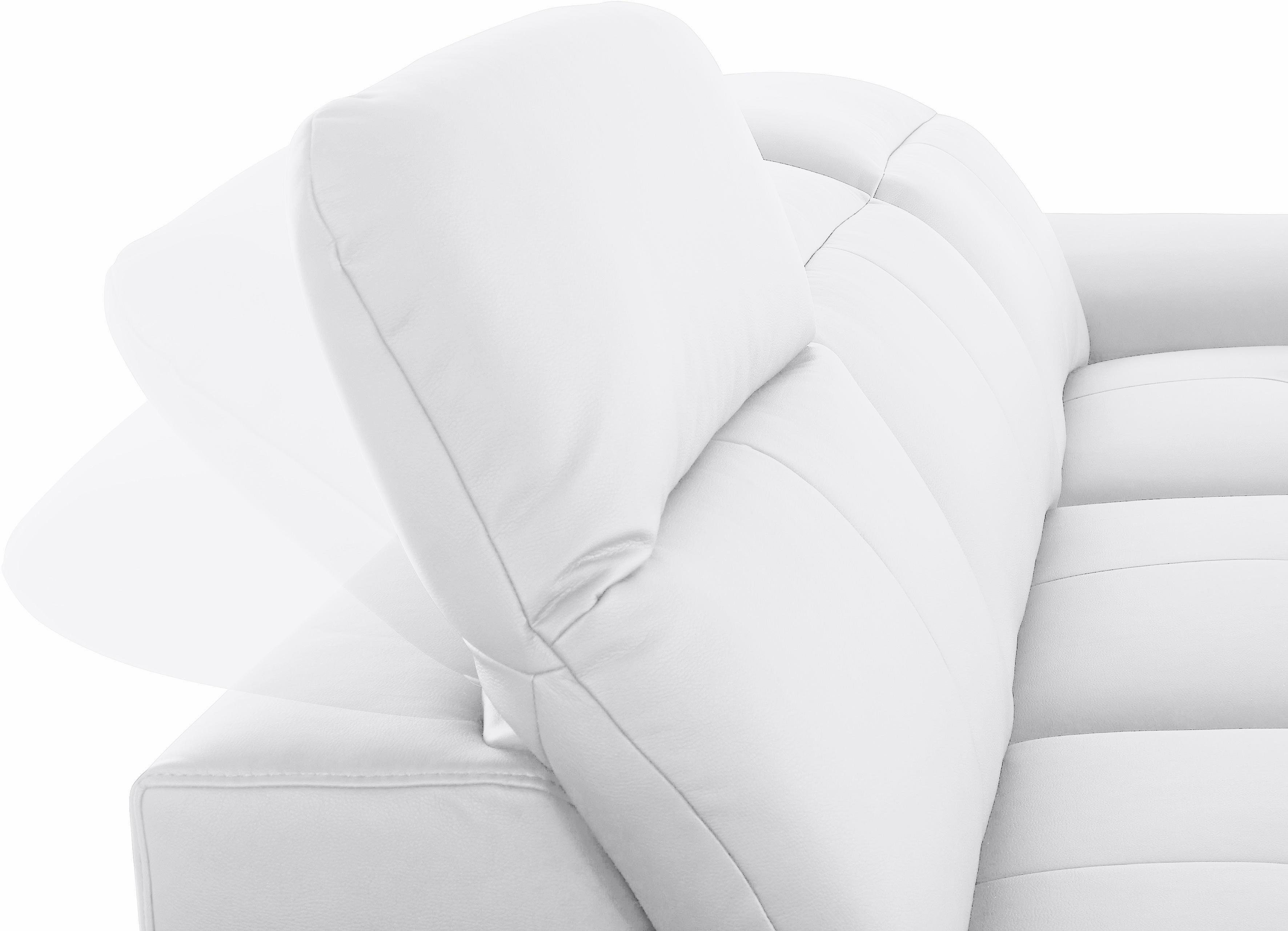 exxpo - sofa fashion Hoekbank Mantua 2, incl. hoofd- of rugverstelling, comfortabel, L-vorm optioneel met bedfunctie en bedlade, geweldige afwerkingsdetails