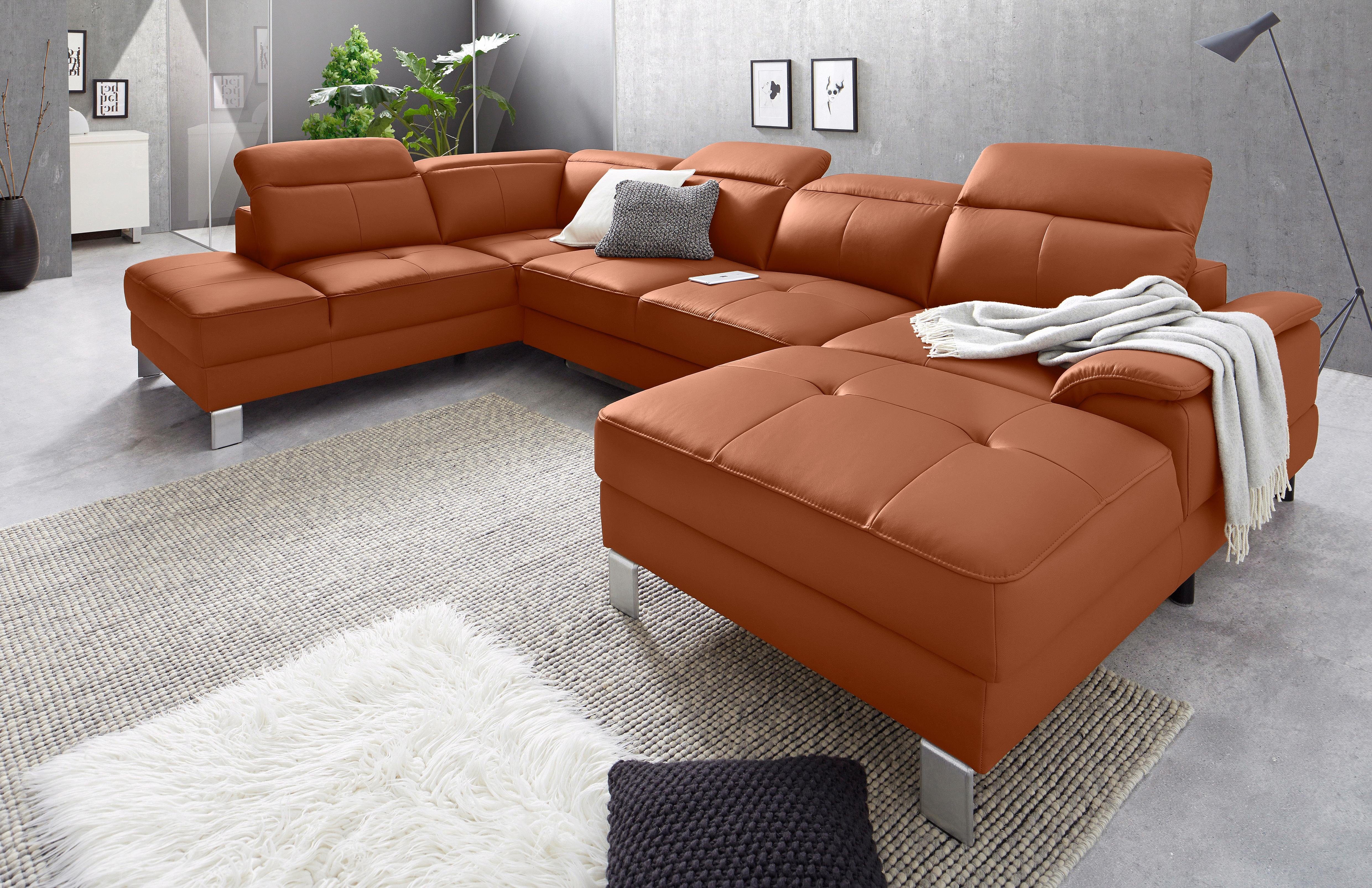 exxpo - sofa fashion Zithoek inclusief hoofd- resp. verstelbare rugleuning, naar keuze met slaapfunctie en bedkist