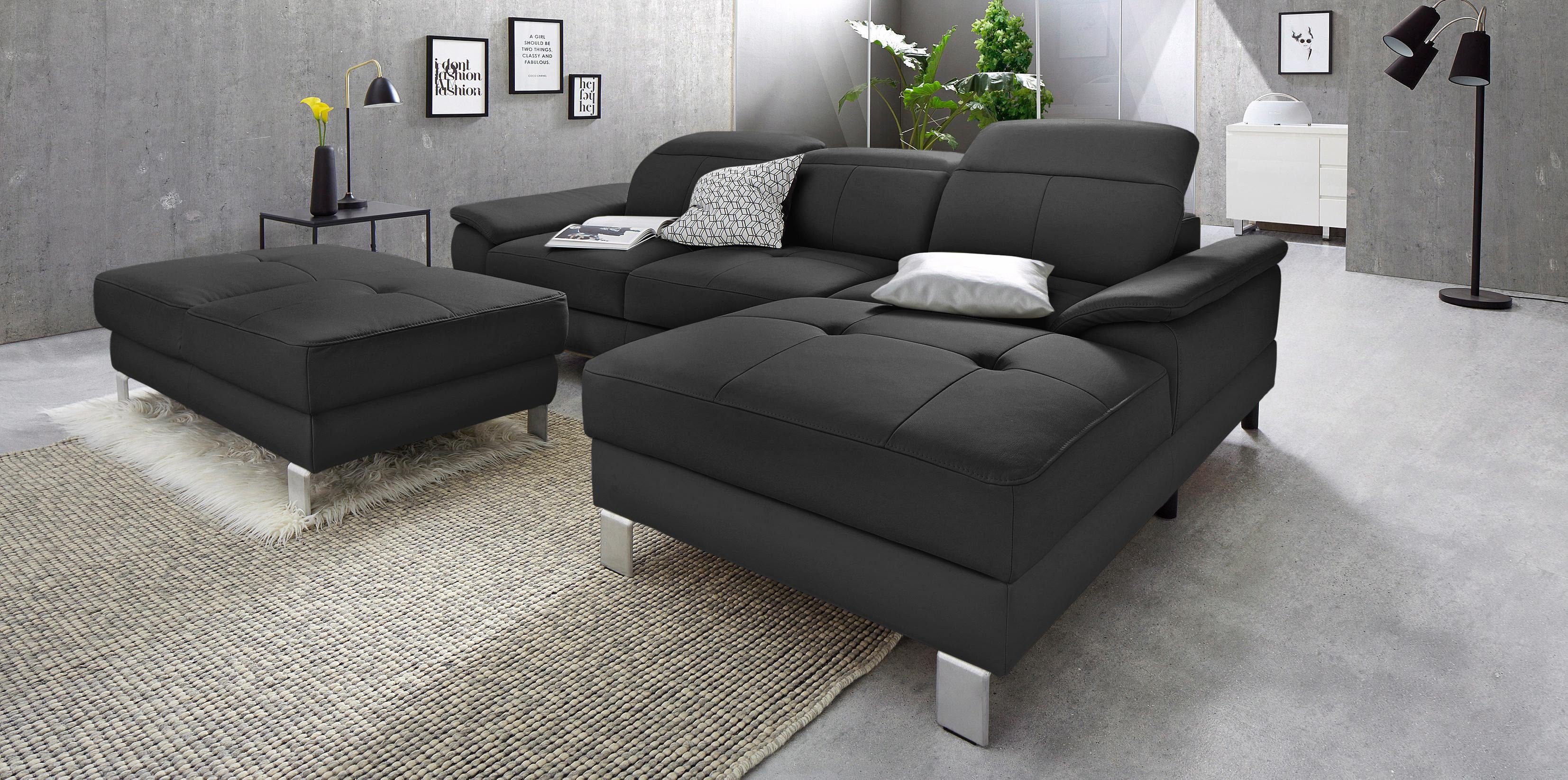 exxpo - sofa fashion Hocker Mantua 2 bankhocker, geweldige afwerkingsdetails, modern en elegant