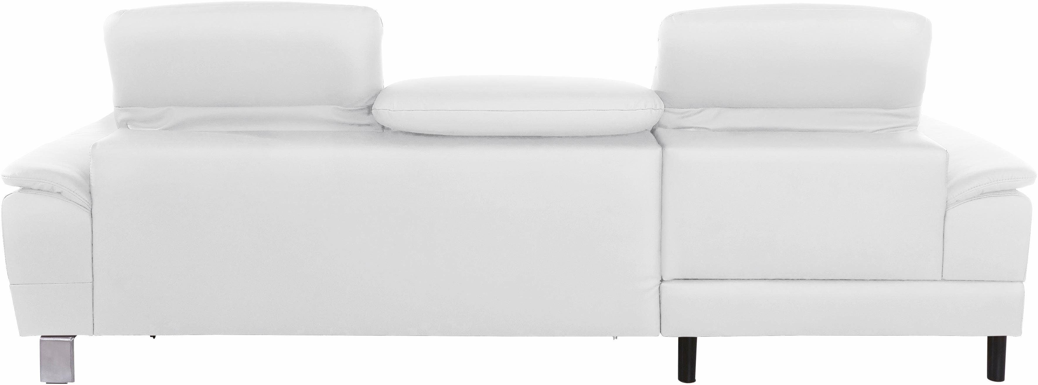 exxpo - sofa fashion Hoekbank Mantua 2, incl. hoofd- of rugverstelling, comfortabel, L-vorm optioneel met bedfunctie en bedlade, geweldige afwerkingsdetails
