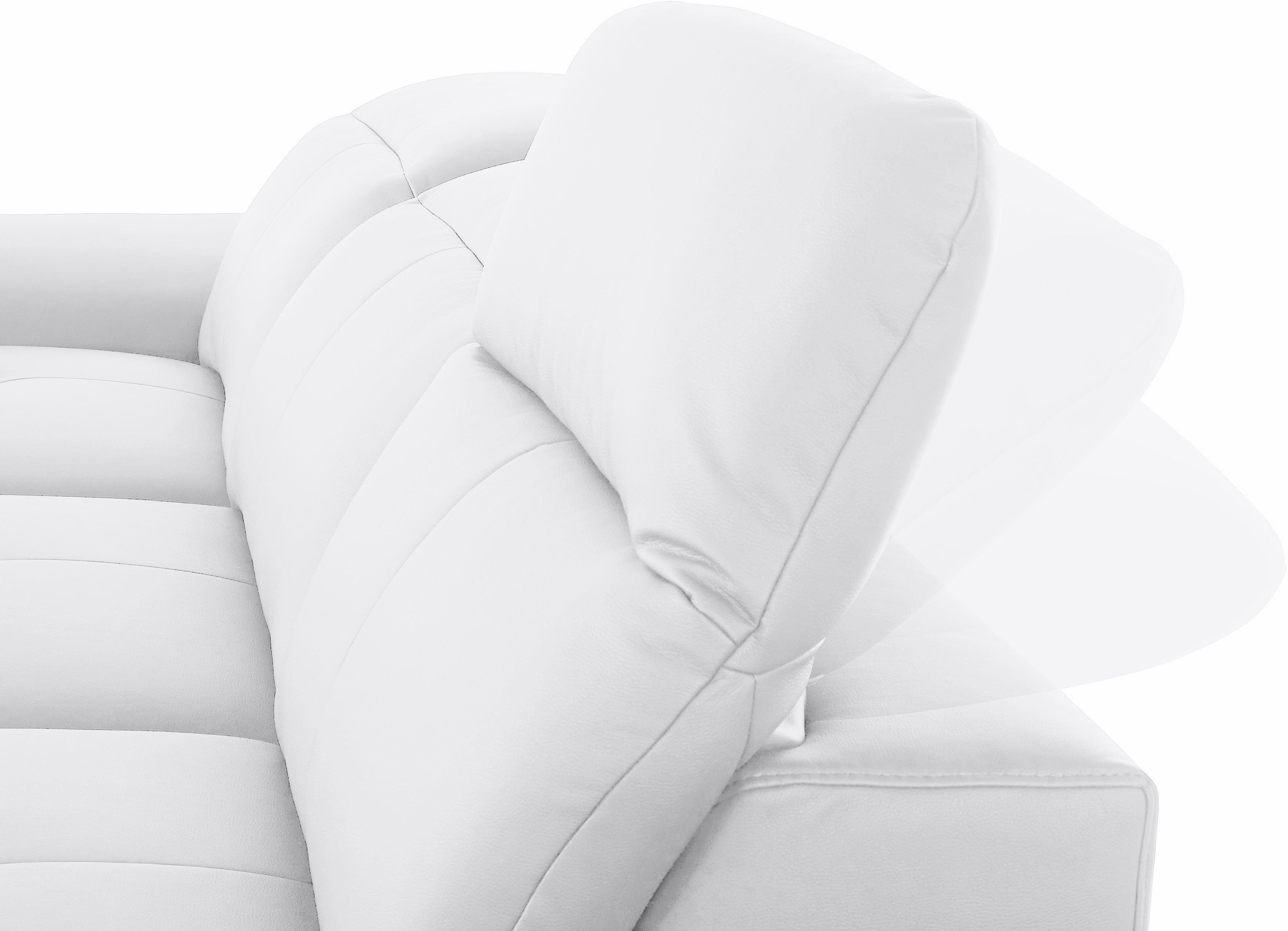 exxpo - sofa fashion Hoekbank Mantua 2, incl. hoofd- of rugverstelling, comfortabel, L-vorm optioneel met bedfunctie en bedlade, geweldige afwerkingsdetails