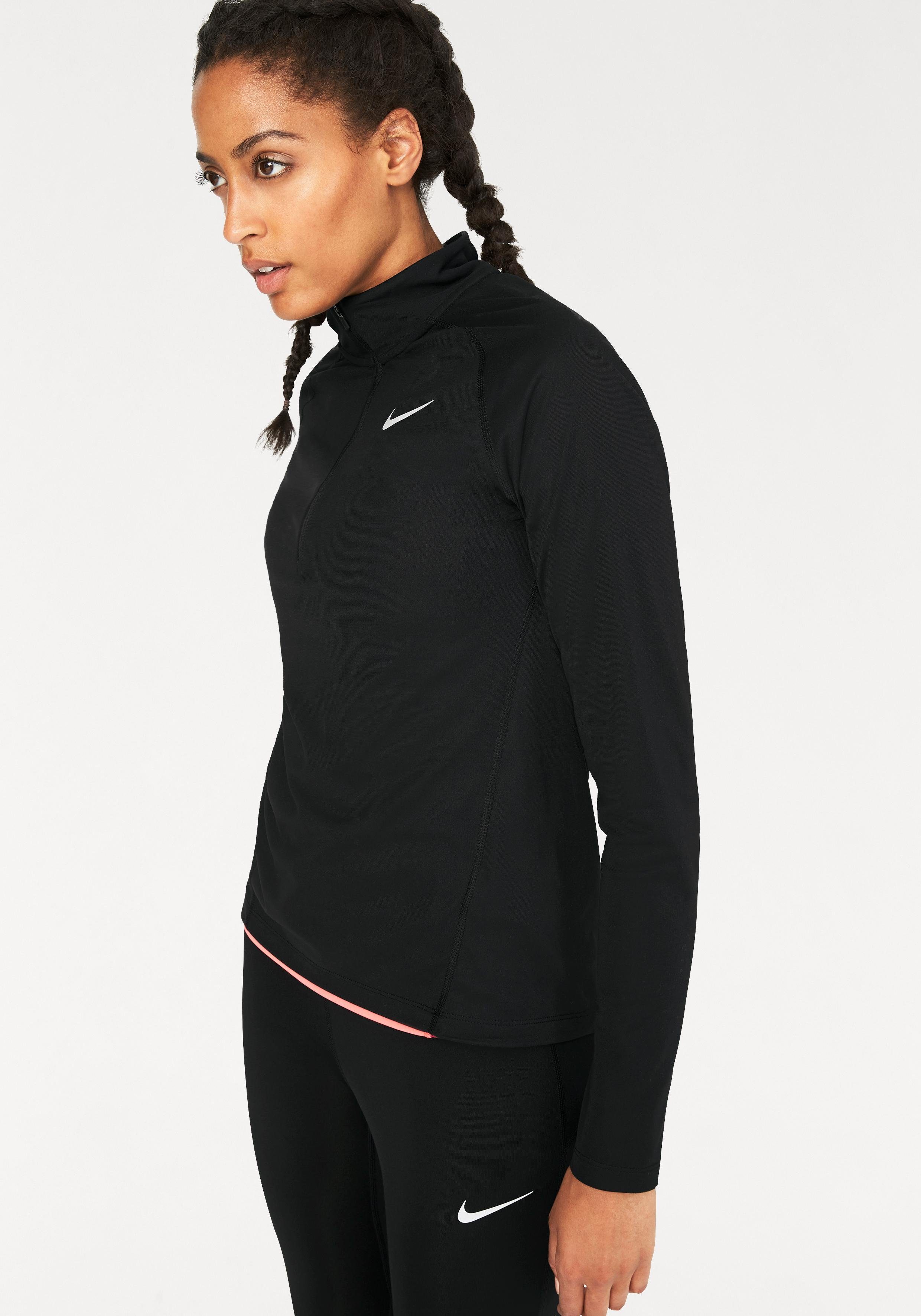 Nike NU 15% KORTING: Nike runningshirt WOMEN NIKE TOP CORE HALFZIP MID