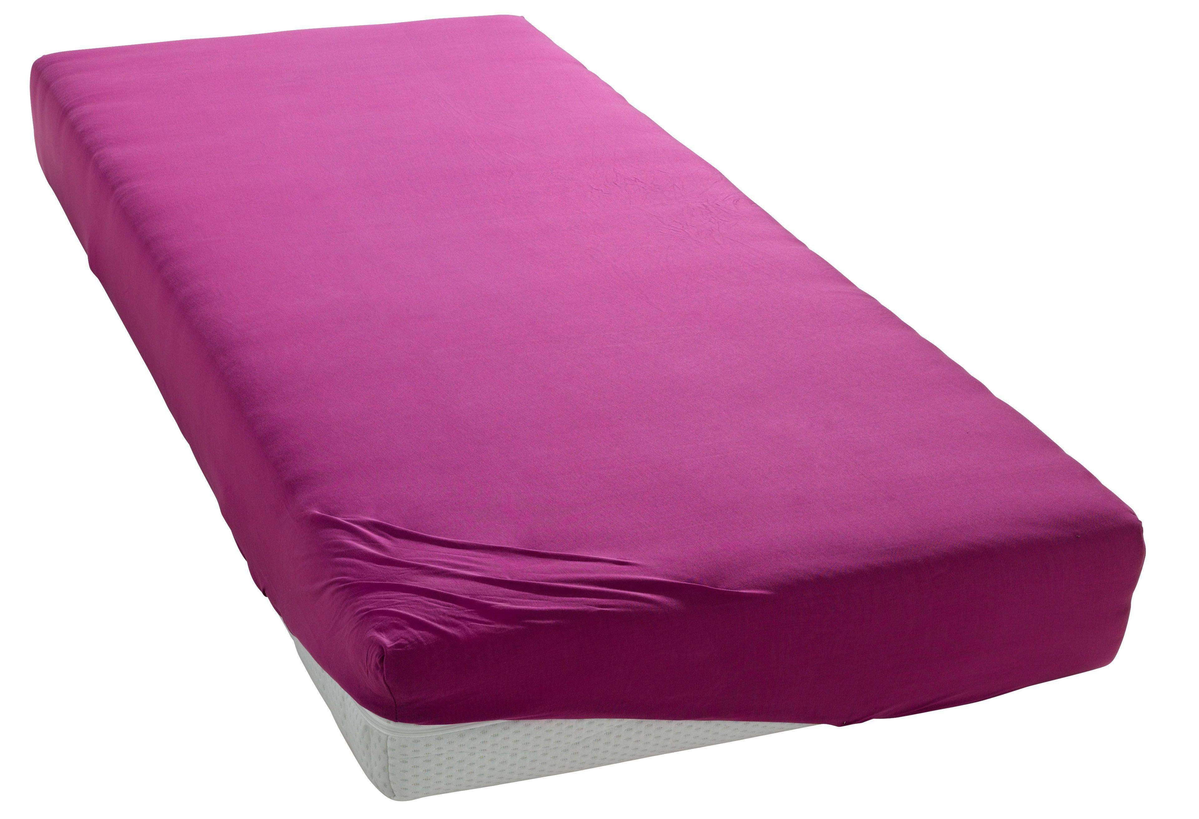 my home Hoeslaken Paprika Lakens, verkrijgbaar in twee kwaliteiten: fleece en jersey hoeslakens maat 140 cm x 200 cm paars