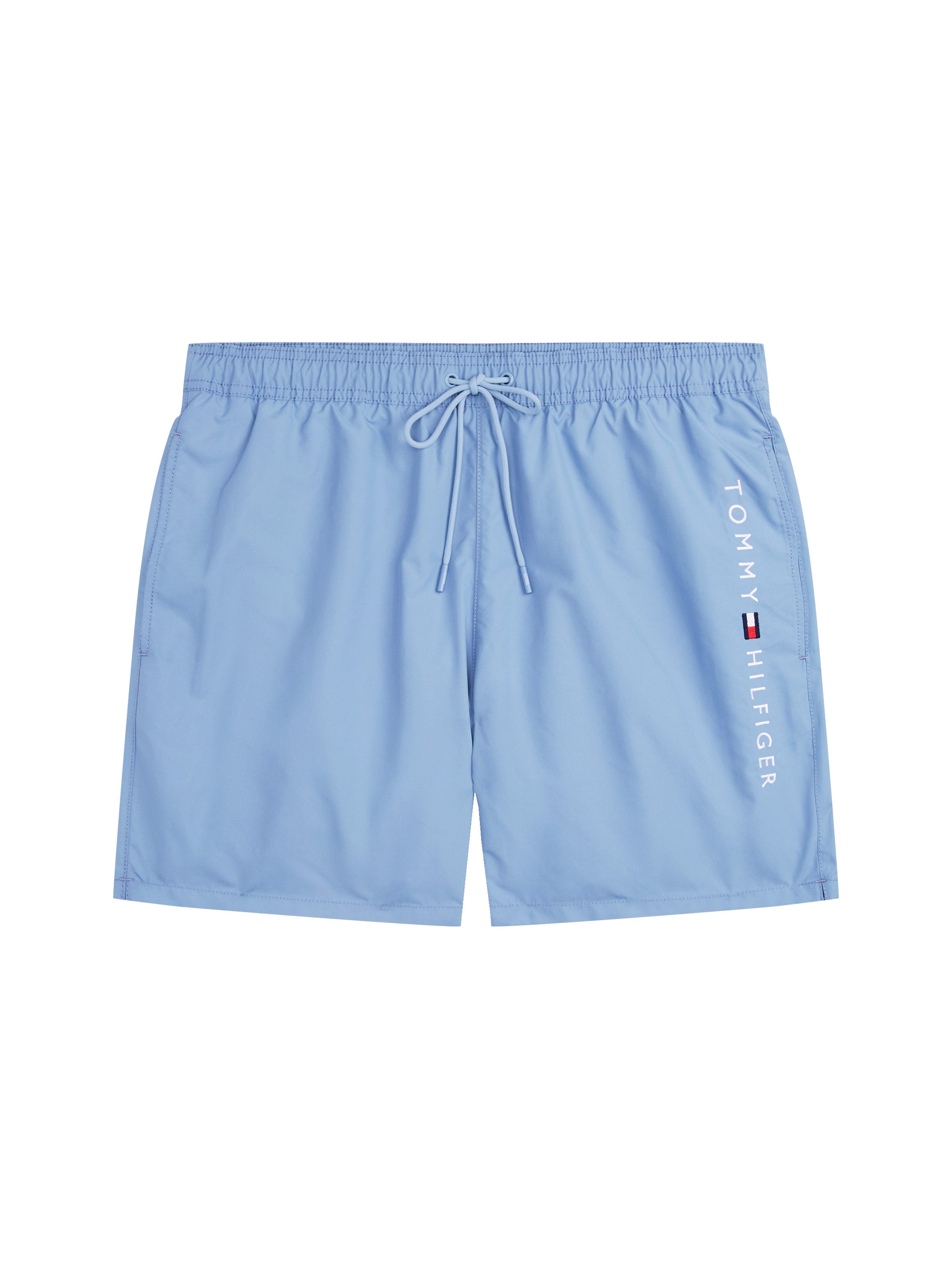 Tommy Hilfiger Swimwear Zwemshort MEDIUM DRAWSTRING met logoborduring op de heup