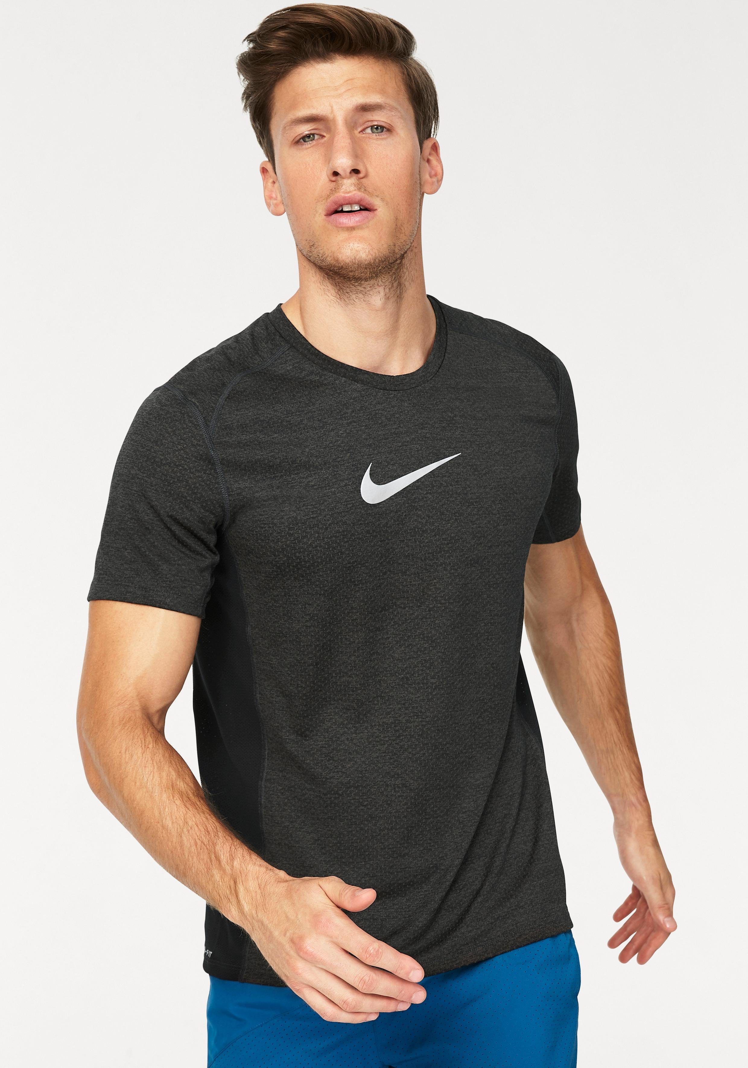 Nike NU 15% KORTING: NIKE functioneel shirt MEN NIKE BREATHE MILER TOP SHORTSLEEVE COOL