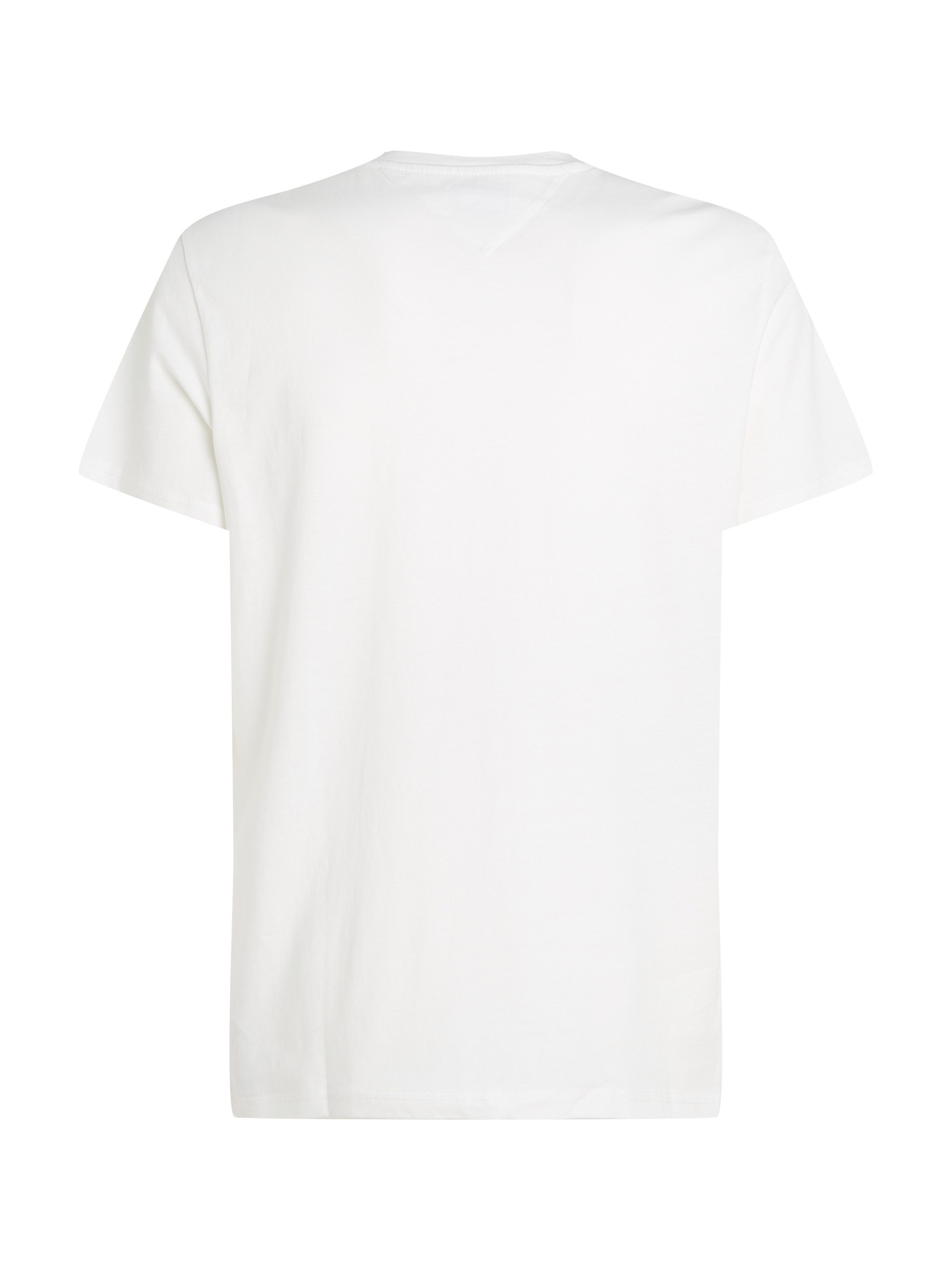 Tommy Jeans Plus Shirt met ronde hals TJM SLIM LINEAR CHEST SS TEE EXT