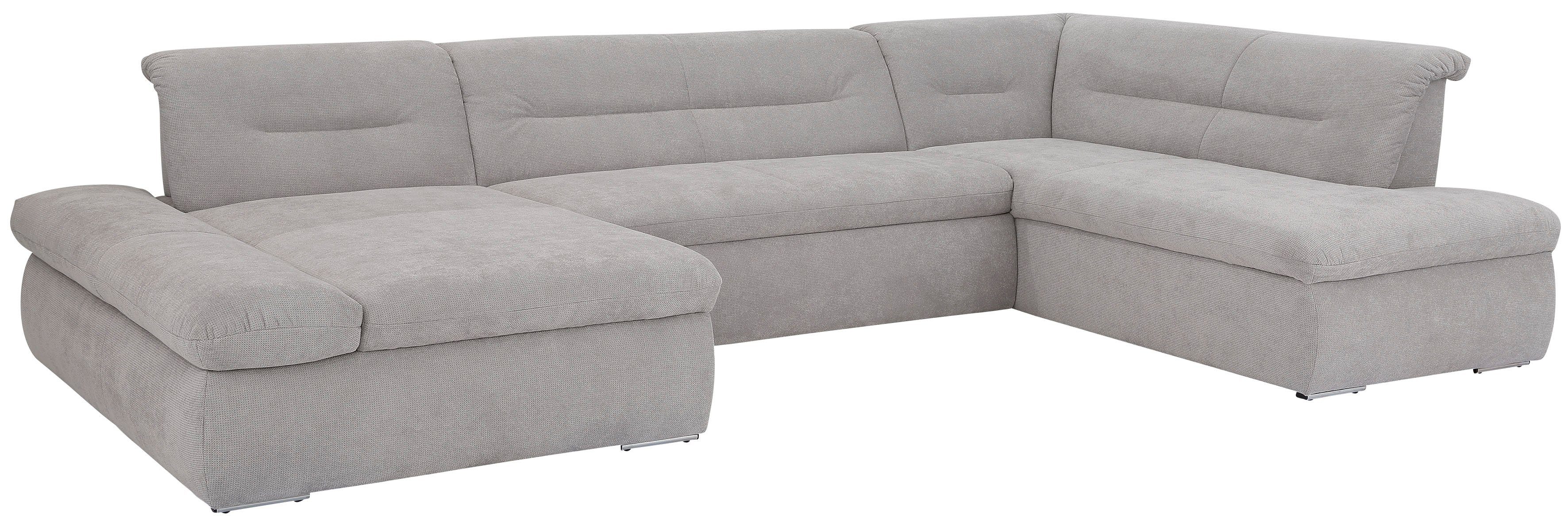 INOSIGN Zithoek Avesa U-vorm Naar keuze met verstelbare armleuningen en slaapfunctie, bxdxh: 355x216x80cm