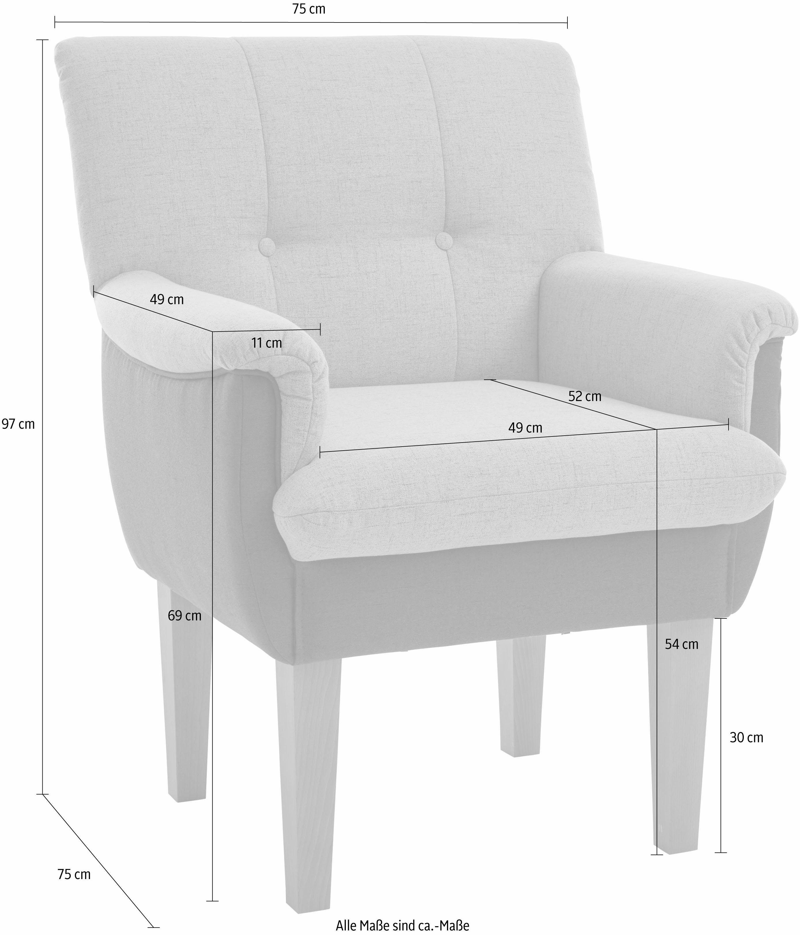 Guido Maria Kretschmer Home&Living Fauteuil William in 2 kleuren