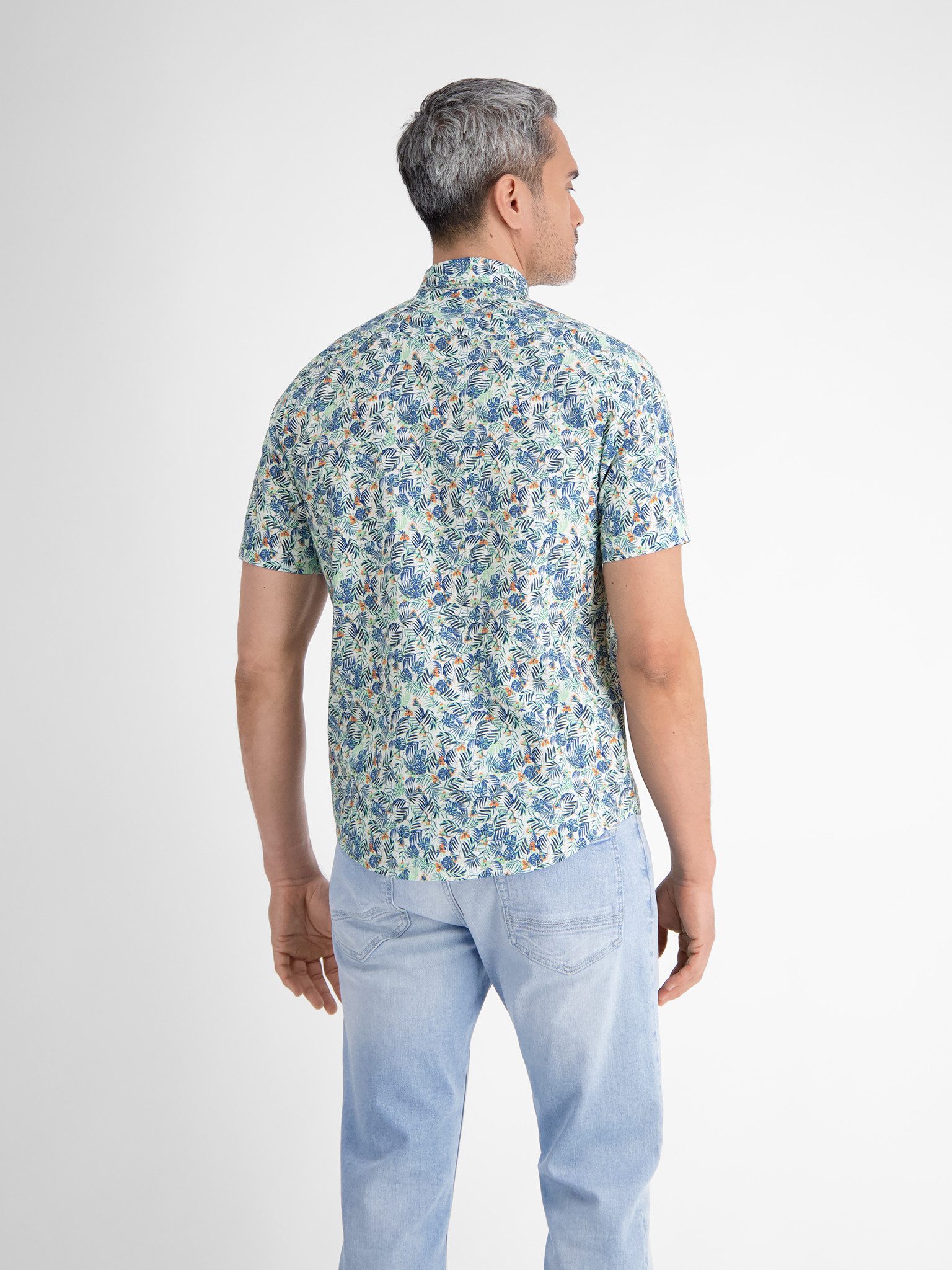 Lerros Overhemd met korte mouwen met print all-over
