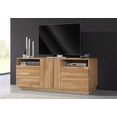 premium collection by home affaire tv-meubel breedte 140 cm bruin