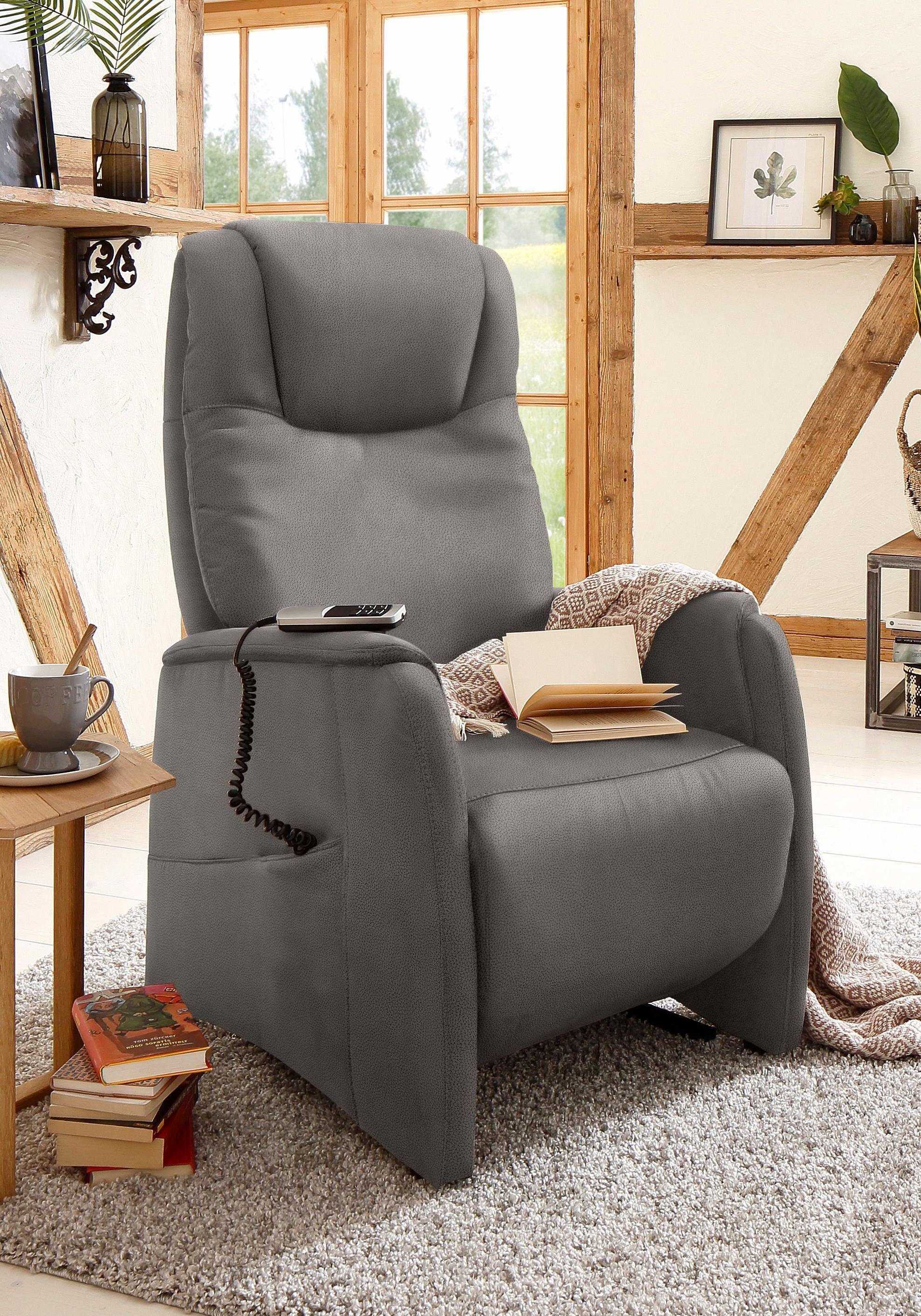 Otto - Home Affaire HOME AFFAIRE relaxfauteuil Mamba, 3 afmetingen, naar keuze handmatig of elektrisch verstelbaar