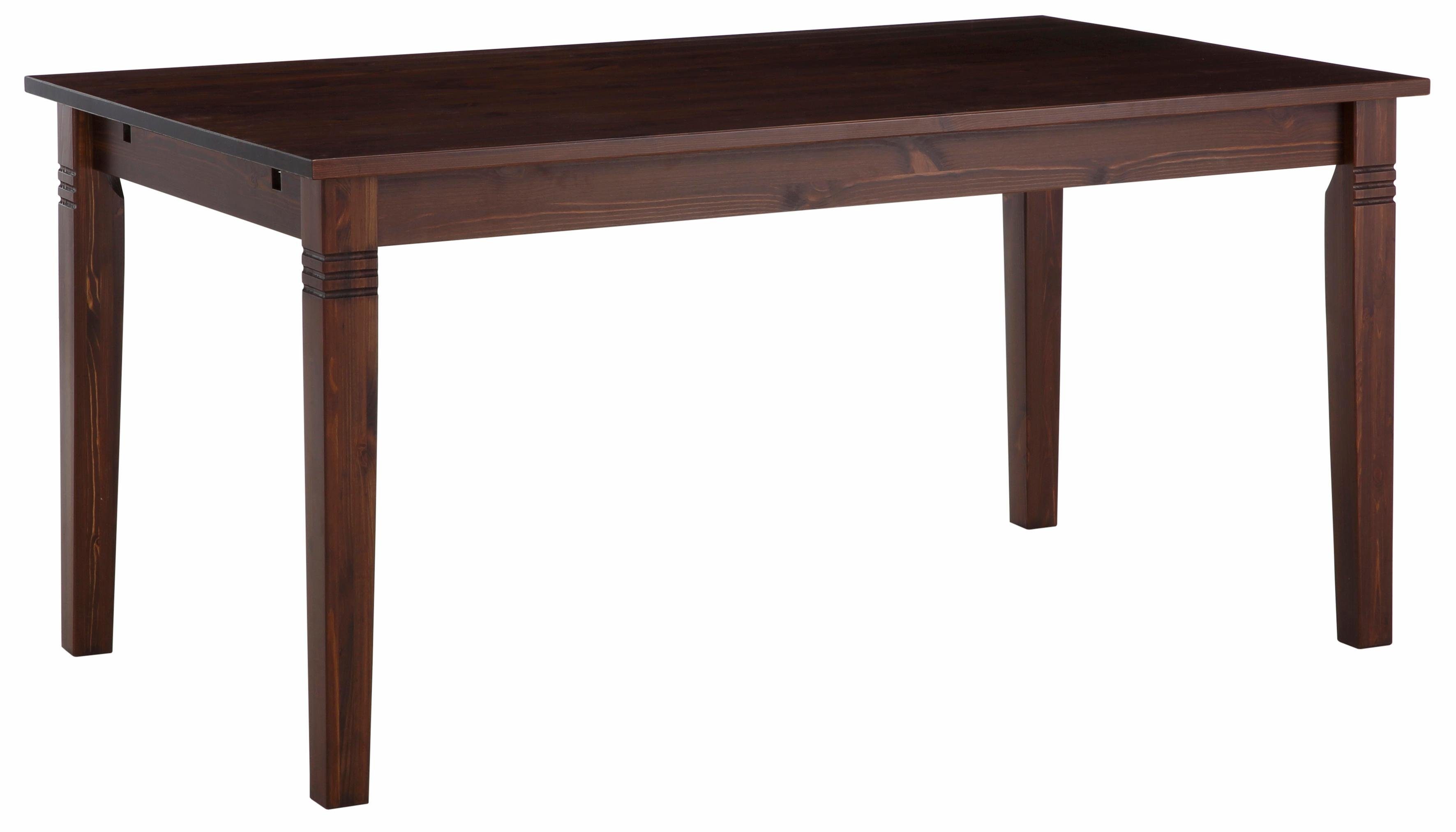 Home affaire Eettafel Danuta keuze met lade, van massief grenen, fsc®-gecertificeerd